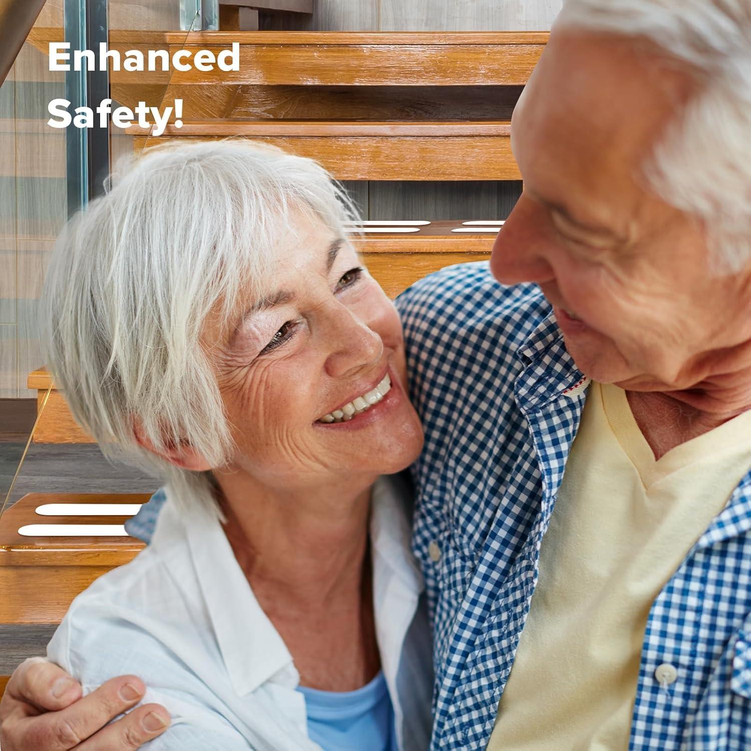 Tiras Antideslizantes Adhesivas SlipX Solutions 12 Pzas 19.05x1.91cm Negro