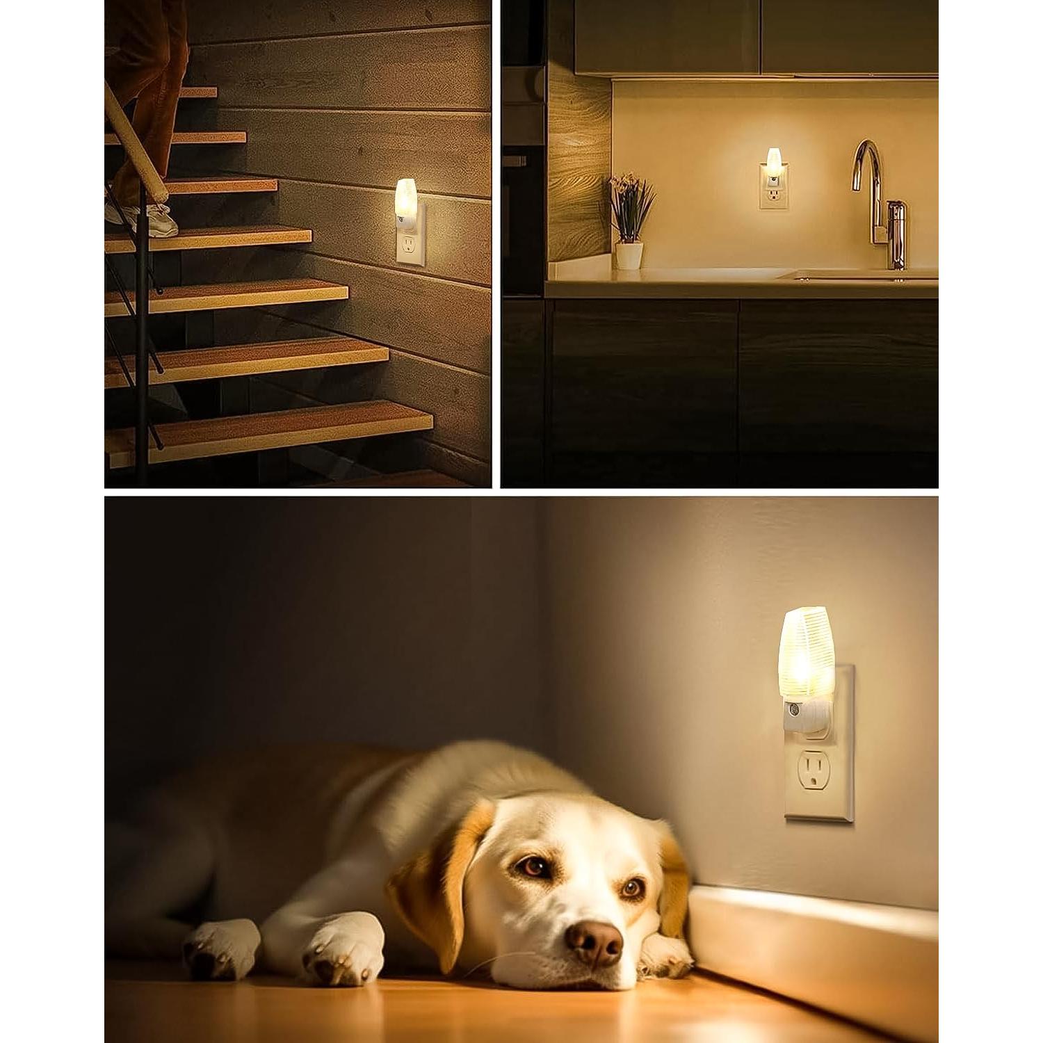 Bombillas de Luz Nocturna OuuKoo 4W E12 Regulables 2700K