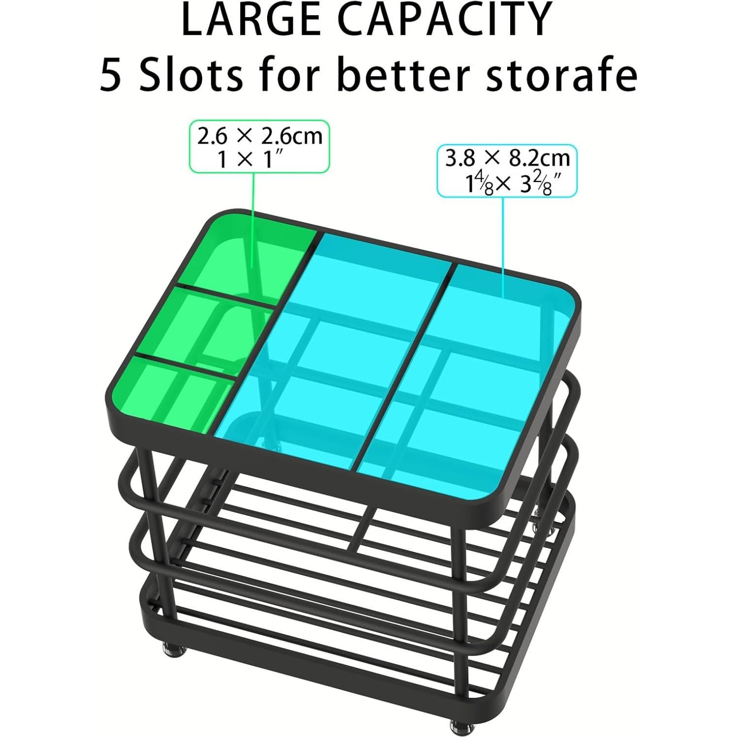 Soporte para Cepillos de Dientes WHALCHI Acero Inoxidable Negro
