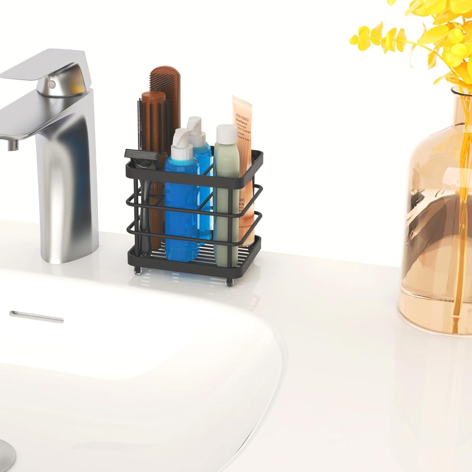 Soporte para Cepillos de Dientes WHALCHI Acero Inoxidable Negro