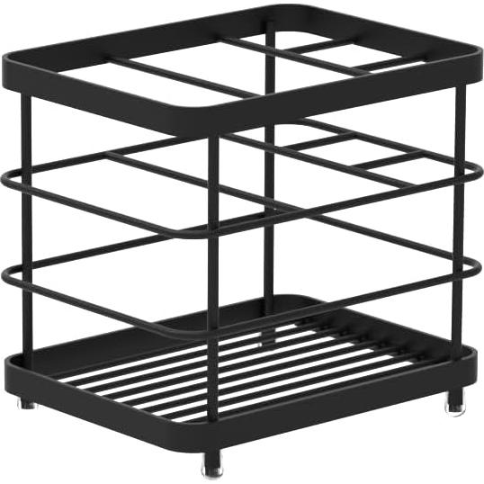 Soporte para Cepillos de Dientes WHALCHI Acero Inoxidable Negro
