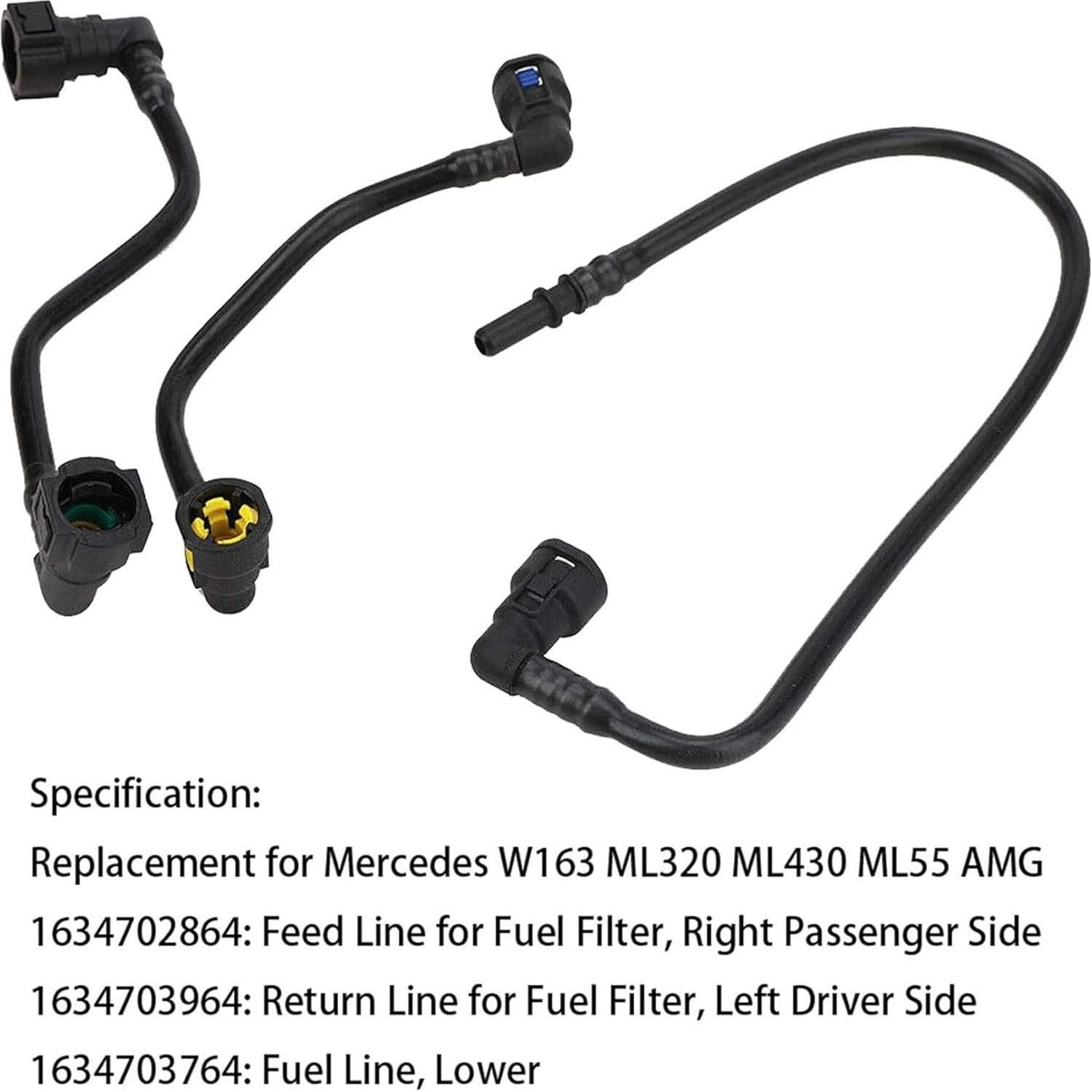 Kit Manguera Filtro Combustible Labwork 1634702864 para Mercedes