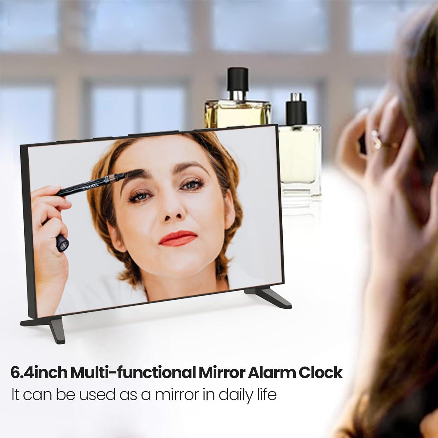 Reloj Despertador Digital MEISHIDA LED con USB Negro