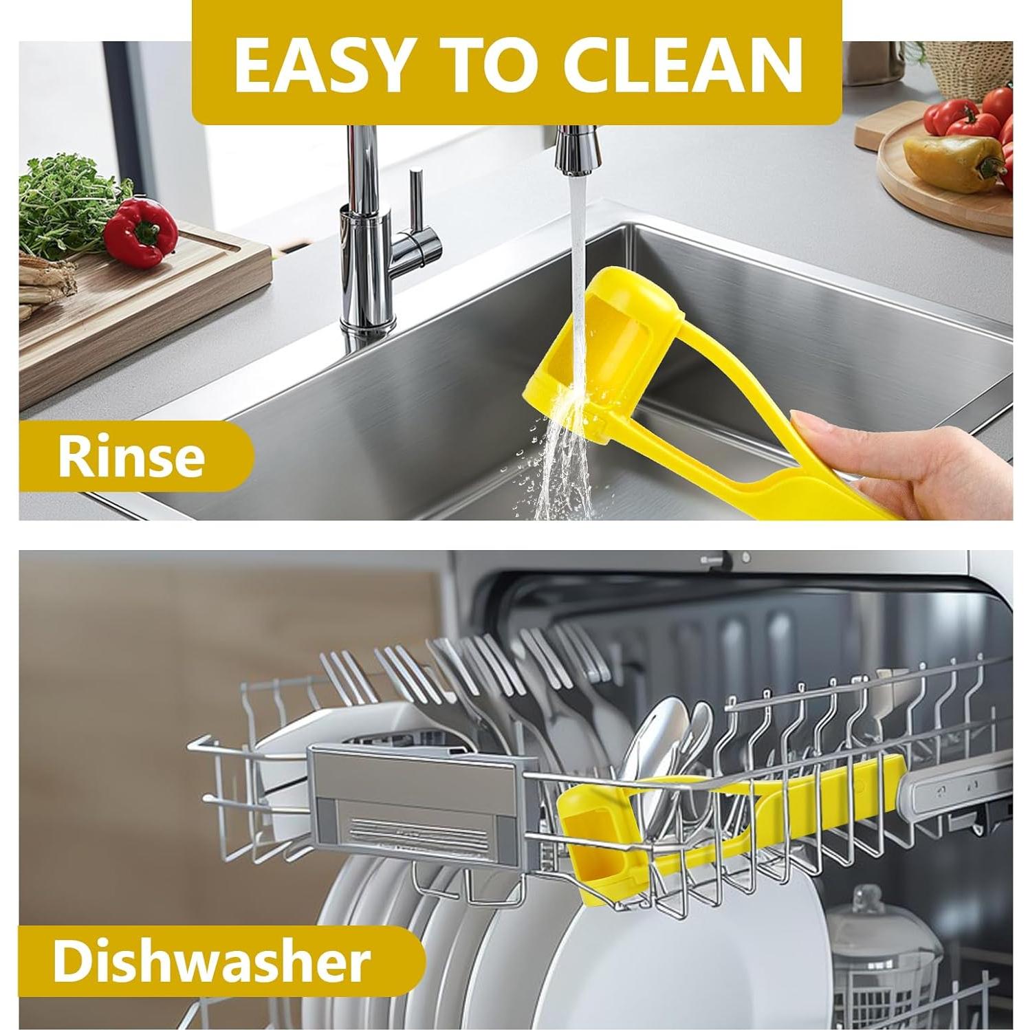 Cortador de Uvas PathVenture Amarillo - Acero Inoxidable 4 Piezas