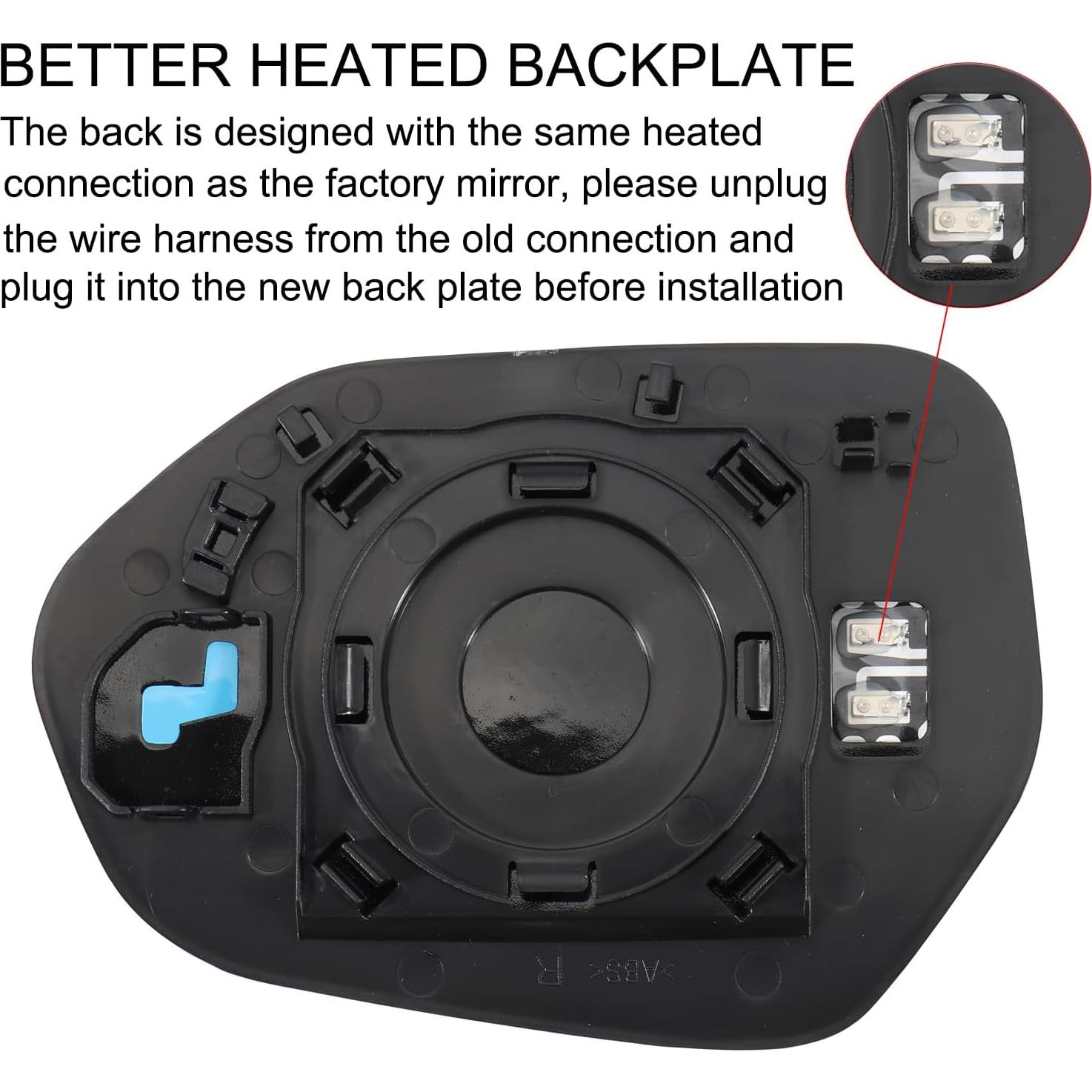 Espejo Lateral Derecho Tempsnow para Toyota Camry 2018-2024