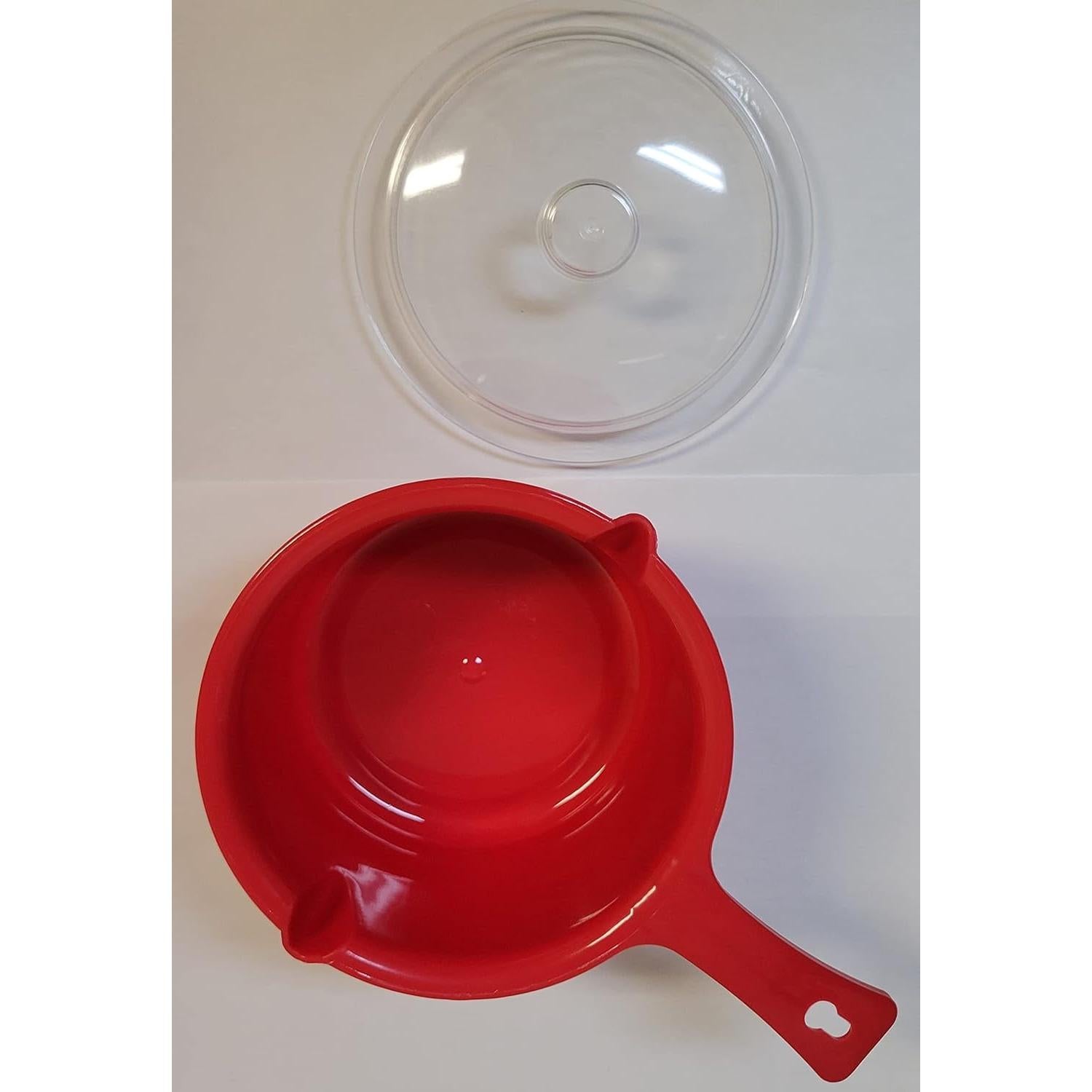 Olla a Prueba de Microondas AMBSS SYS 935 ml Roja con Tapa