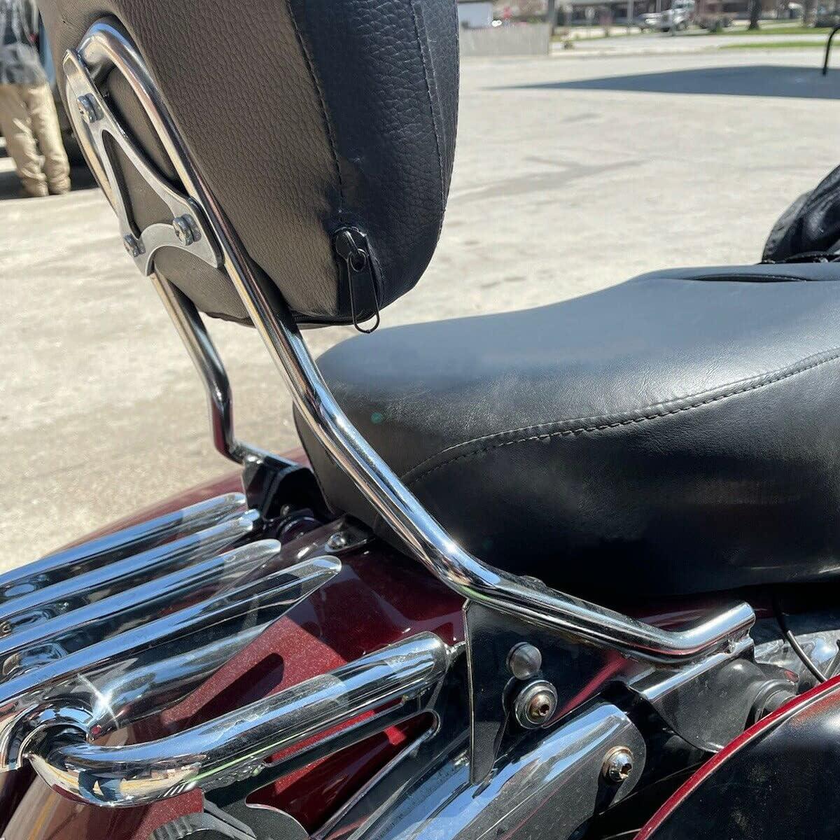 Soporte de Equipaje Desmontable KUAFU Cromo para Harley 2009-2024