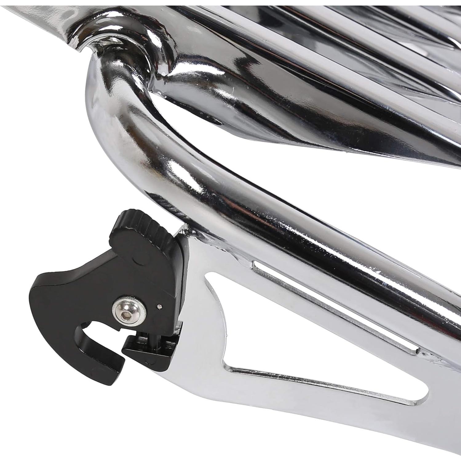Soporte de Equipaje Desmontable KUAFU Cromo para Harley 2009-2024