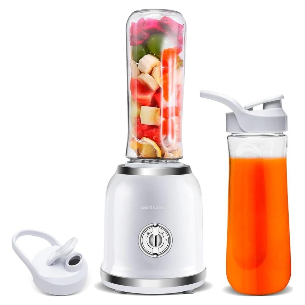 Batidora Personal GENIUSLIX 600ml Portátil 300W 2 Velocidades