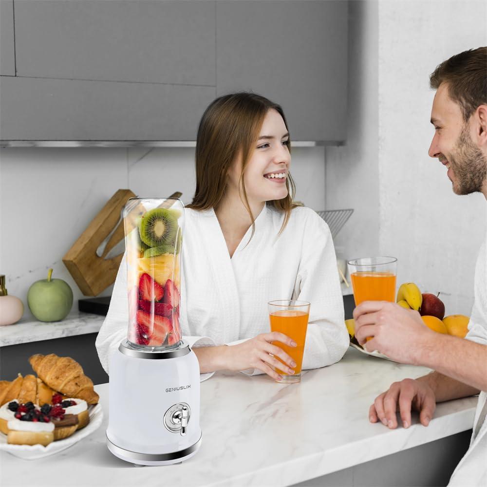 Batidora Personal GENIUSLIX 600ml Portátil 300W 2 Velocidades