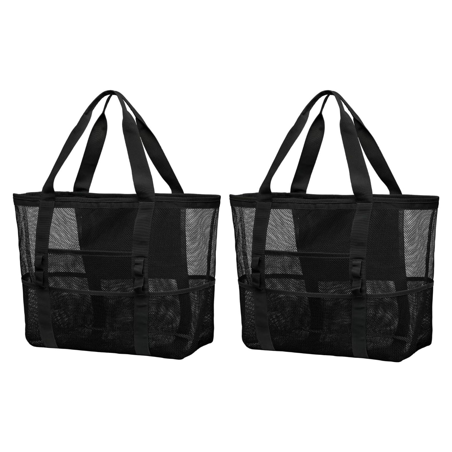 Bolsa de Playa Grande F-color con 9 Bolsillos para Familia