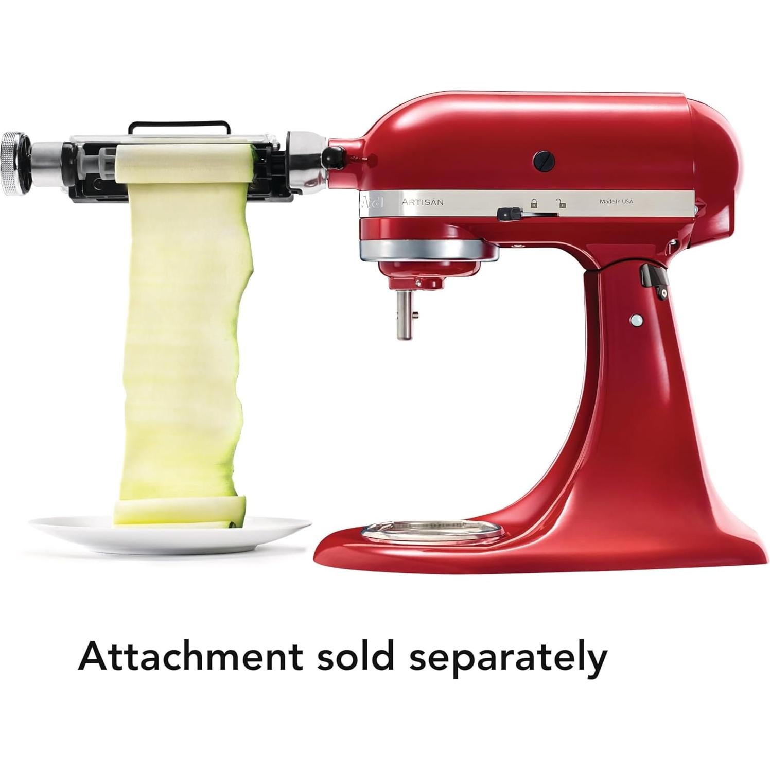 Cortador de Hojas de Verduras KitchenAid KSMSCA, Acero Inoxidable