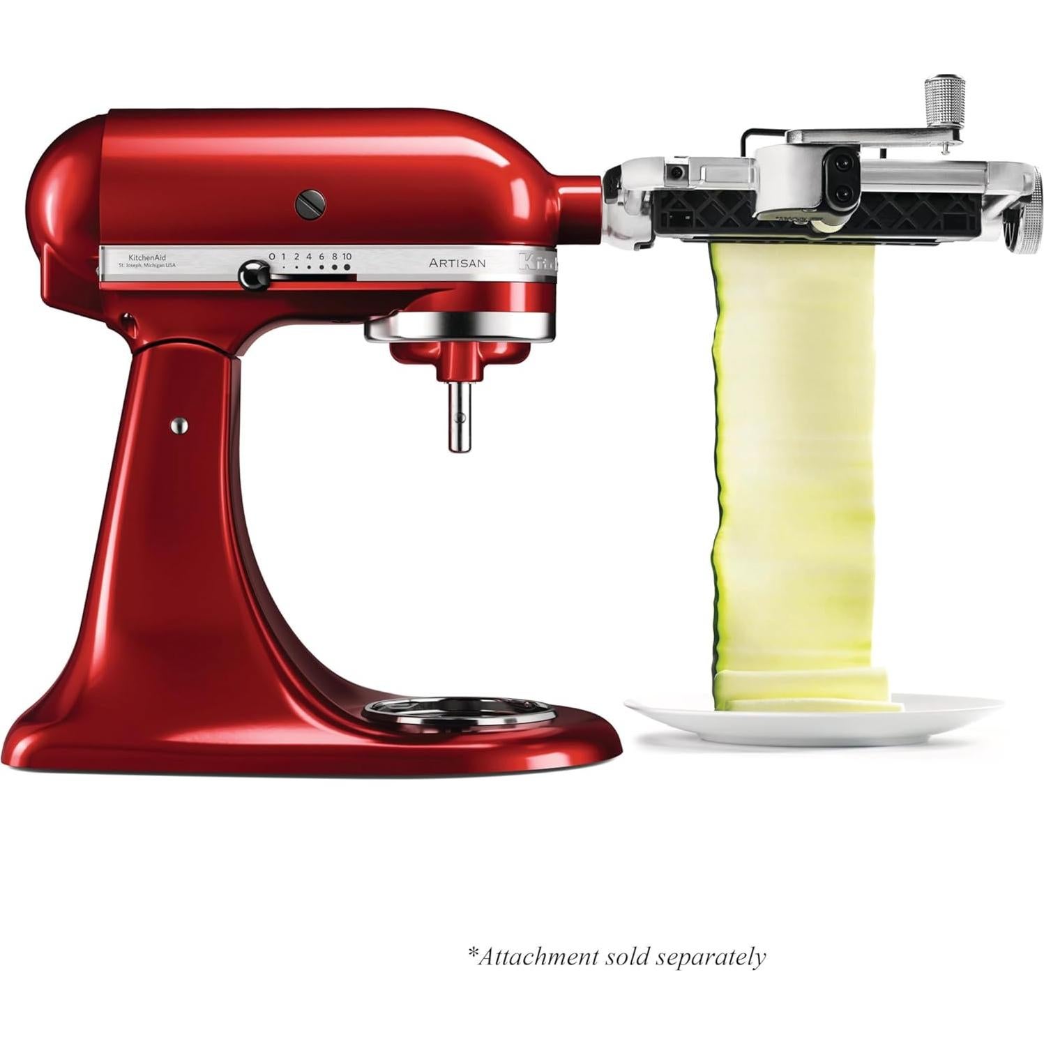 Cortador de Hojas de Verduras KitchenAid KSMSCA, Acero Inoxidable