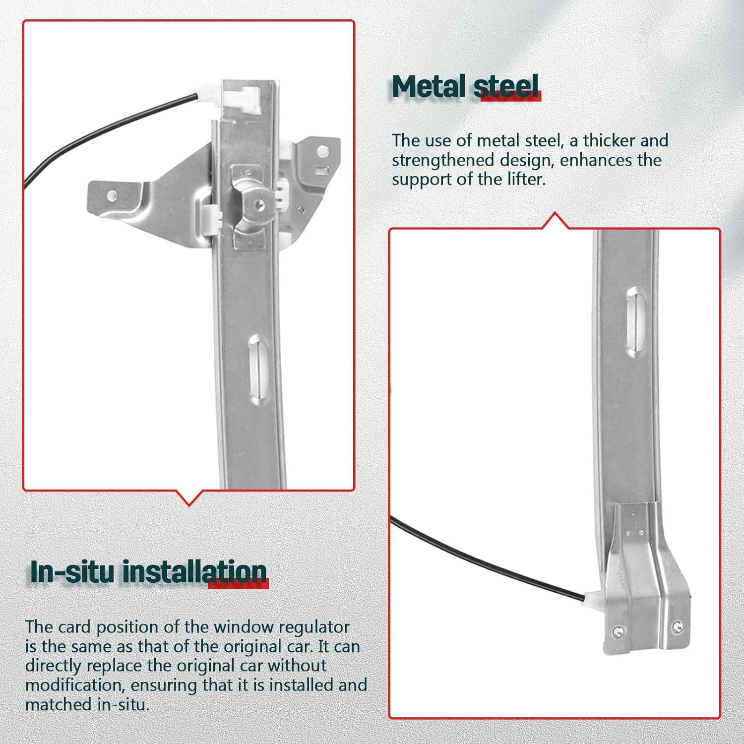 Regulador de Ventana Eléctrica Lateral Derecho Findauto 2006-2015