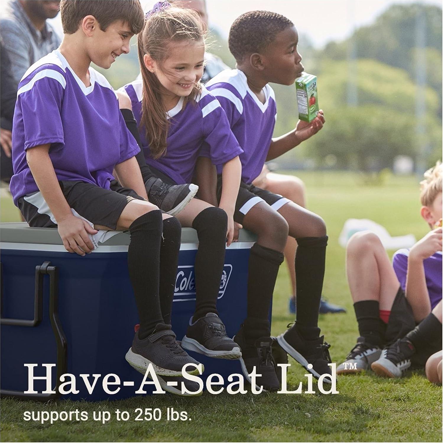 Enfriador portátil Coleman Classic 100qt con ruedas y aislamiento