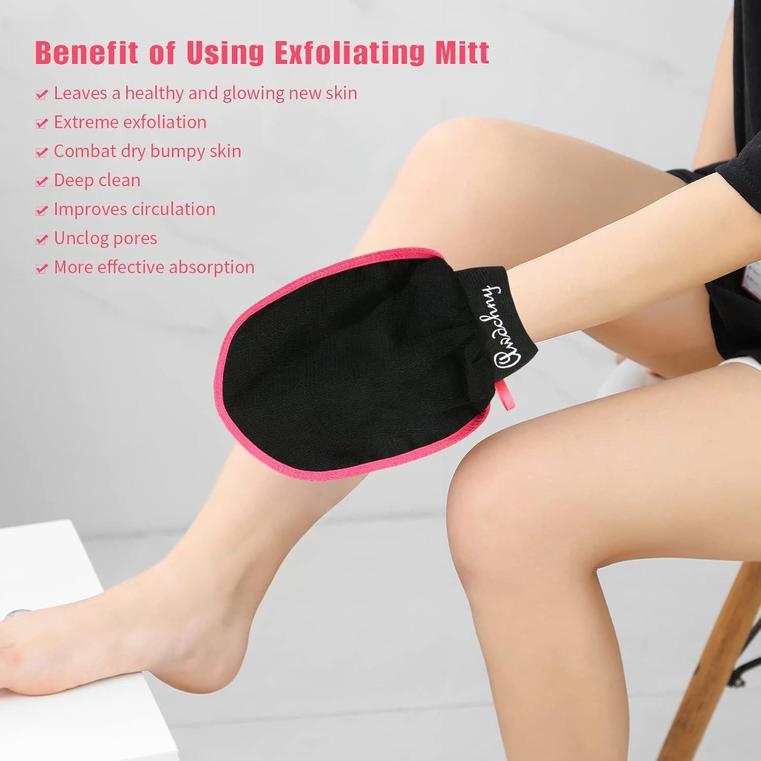 Guante Exfoliante Profundo Awdchny para Cuerpo - 1 Paquete