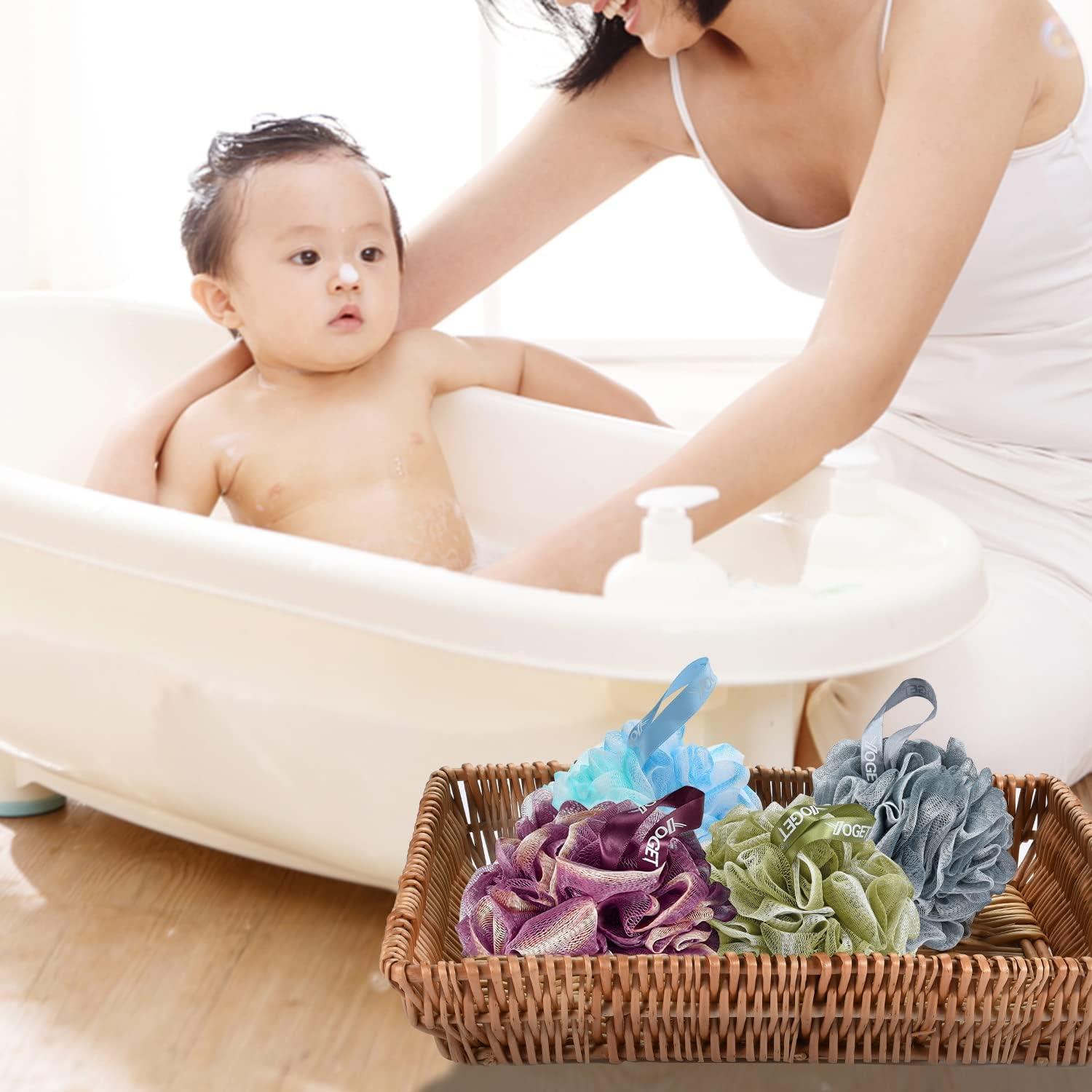 Esponjas de Baño Lufa Yoget 4 Pack Colores Mixtos 60g