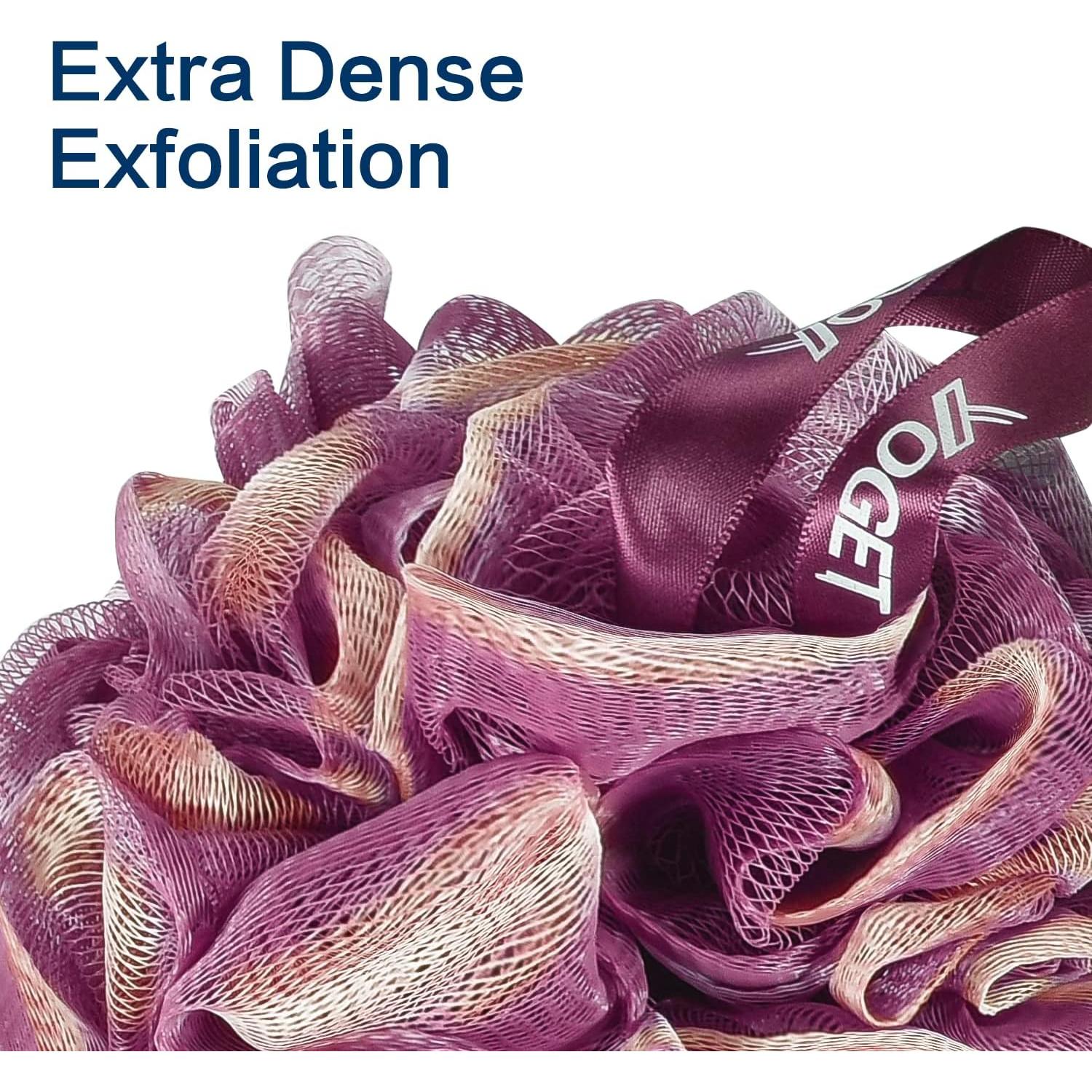 Esponjas de Baño Lufa Yoget 4 Pack Colores Mixtos 60g