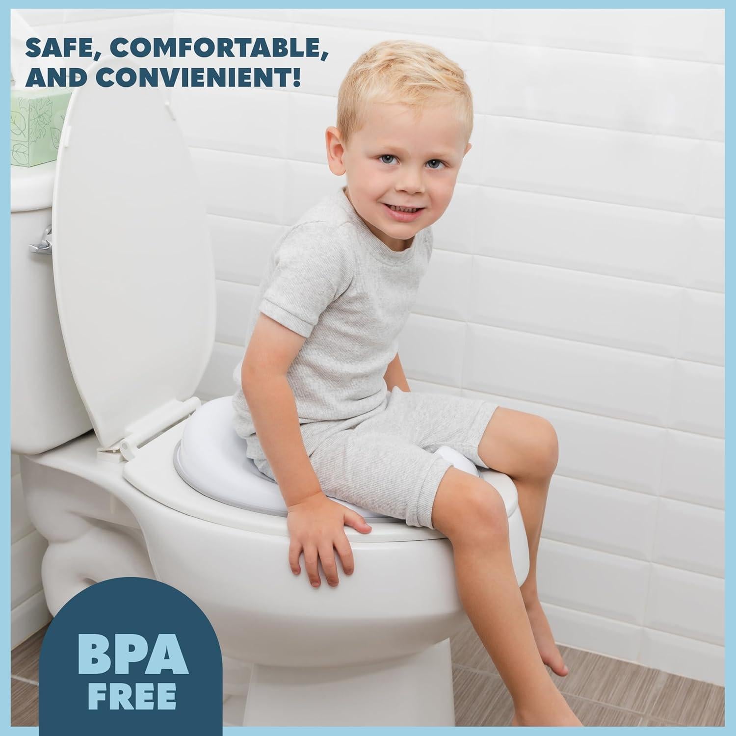 Asiento de Entrenamiento para Inodoro Todays Kids Blanco