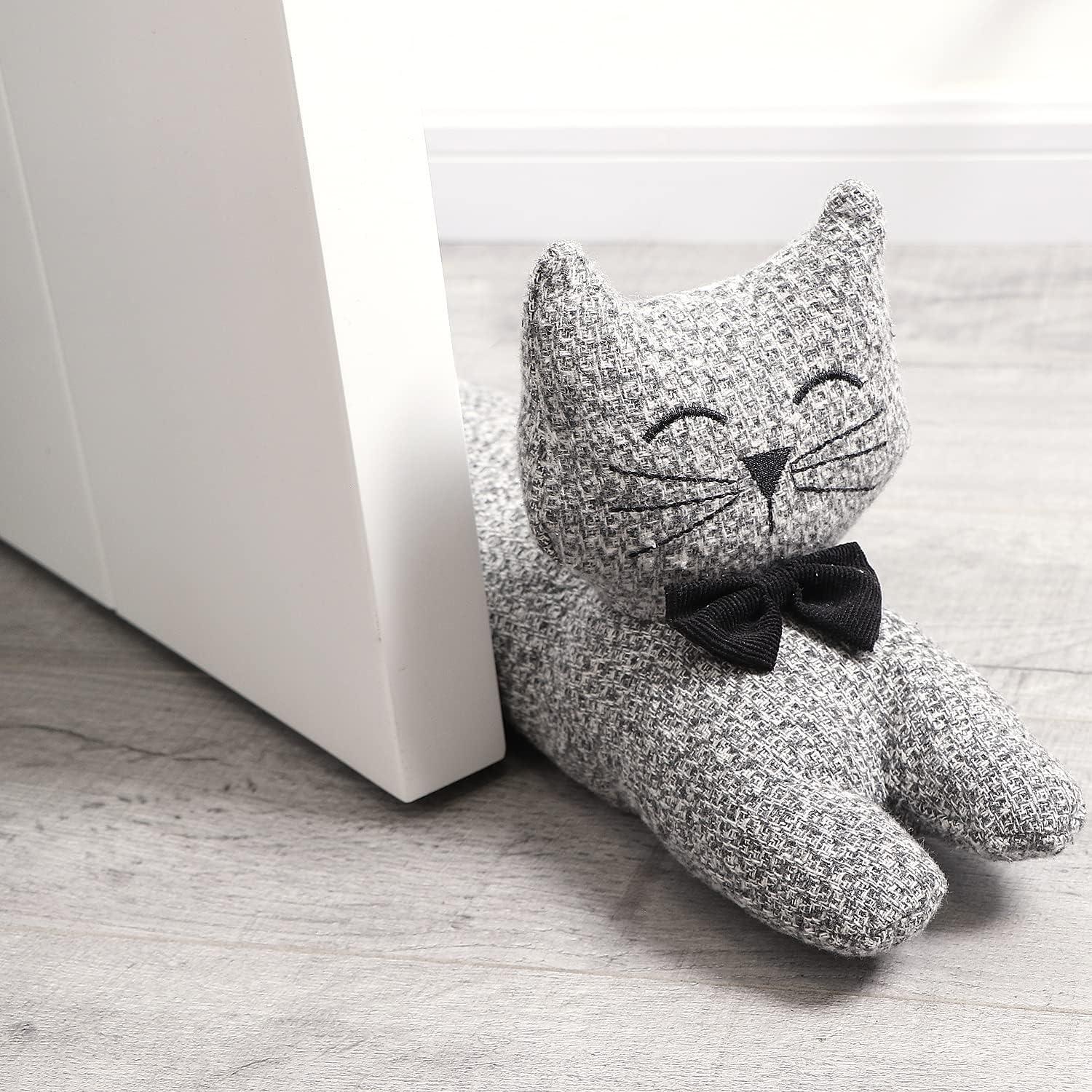 Detenedor de Puerta de Gato CERAYOU 1.5kg 86cm Aislante Decorativo