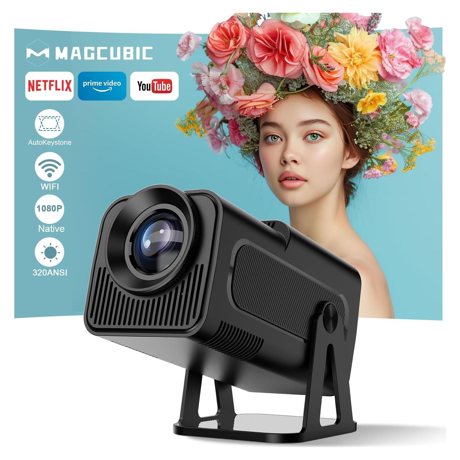 Proyector Mini Magcubic HY320 NTV 1080P Wifi Bluetooth Android 13