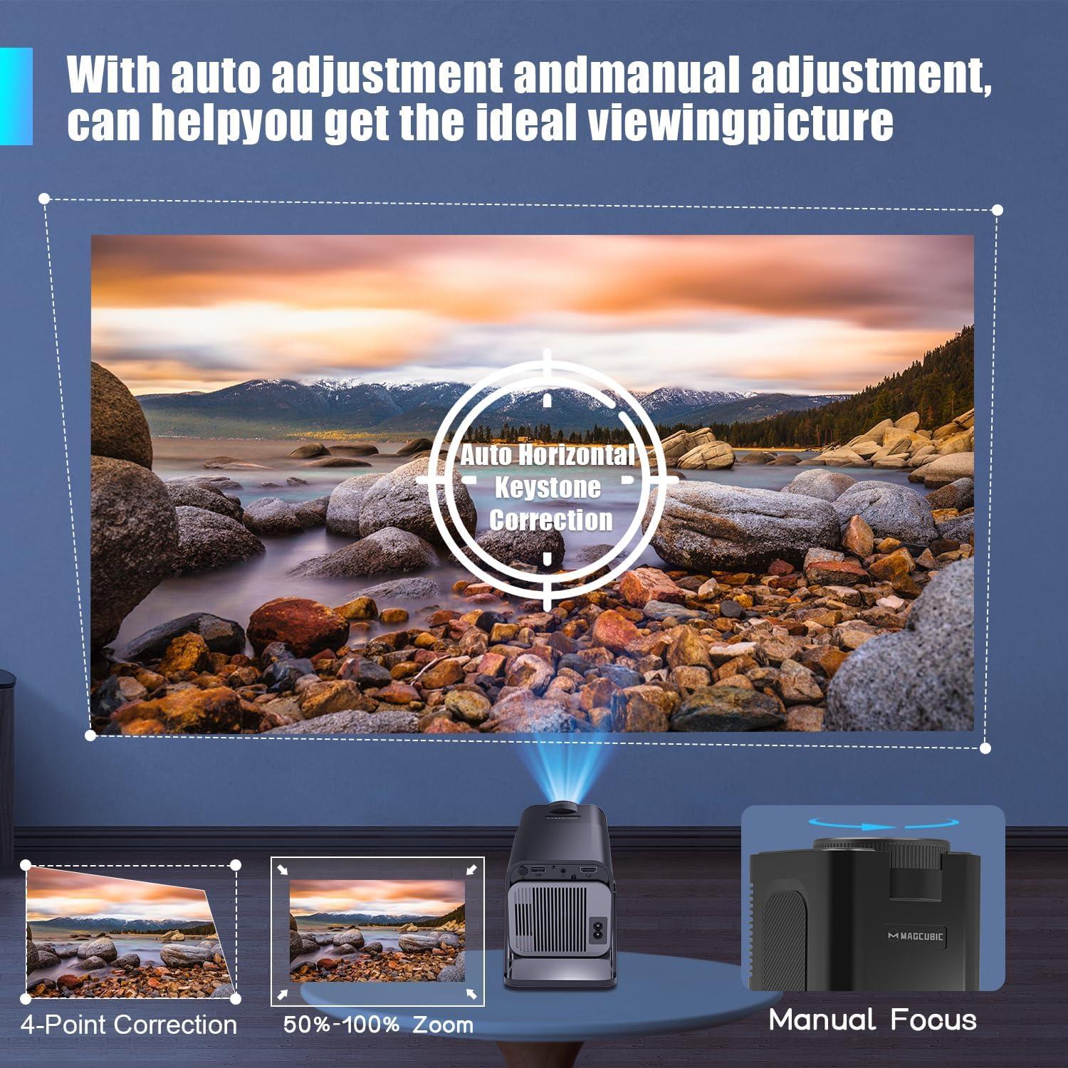 Proyector Mini Magcubic HY320 NTV 1080P Wifi Bluetooth Android 13