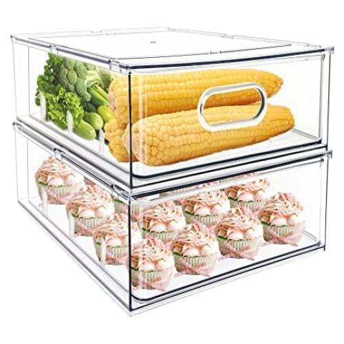 Cajones Apilables MineSign 2 Pack 6L para Refrigerador