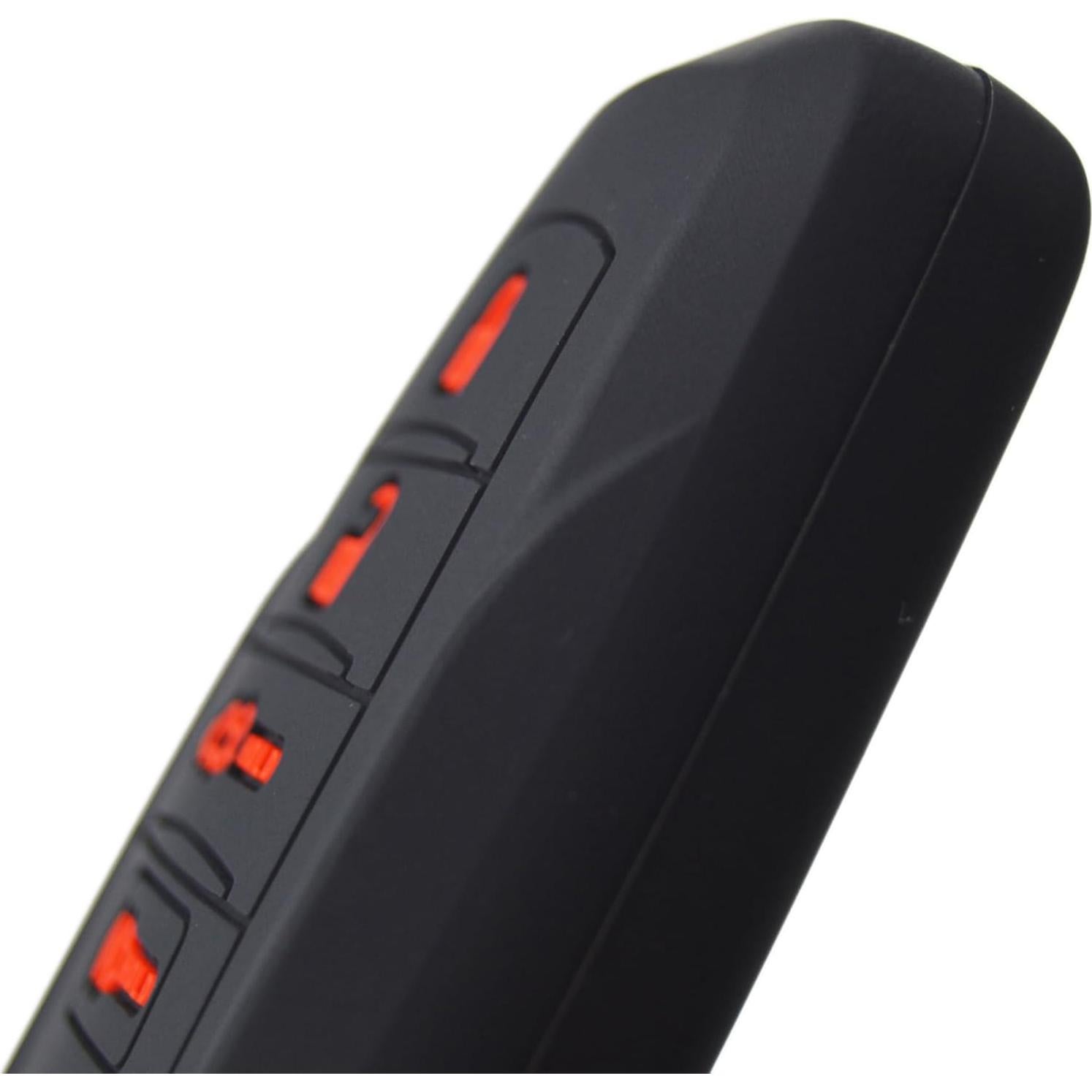 Silicone 3 Racing Stripes /// Trimed Key Fob Cover for Toyota Land Cruiser 2021+ Venza RAV4 4Runner Corolla Se Grand Highlander Tundra Crown 2022+ Tacoma Trailhunter TRD SR5 bZ4X Corolla Camry XSE SE