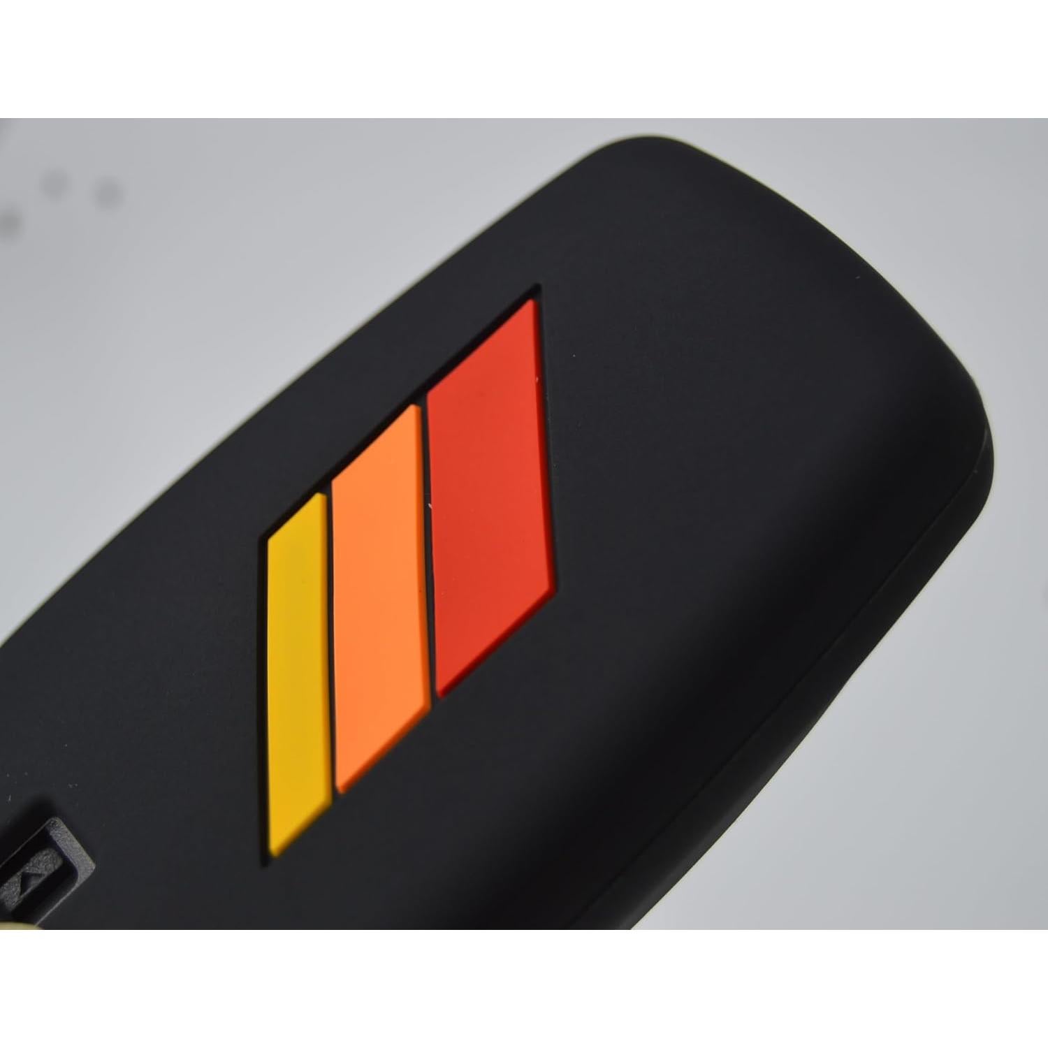 Silicone 3 Racing Stripes /// Trimed Key Fob Cover for Toyota Land Cruiser 2021+ Venza RAV4 4Runner Corolla Se Grand Highlander Tundra Crown 2022+ Tacoma Trailhunter TRD SR5 bZ4X Corolla Camry XSE SE