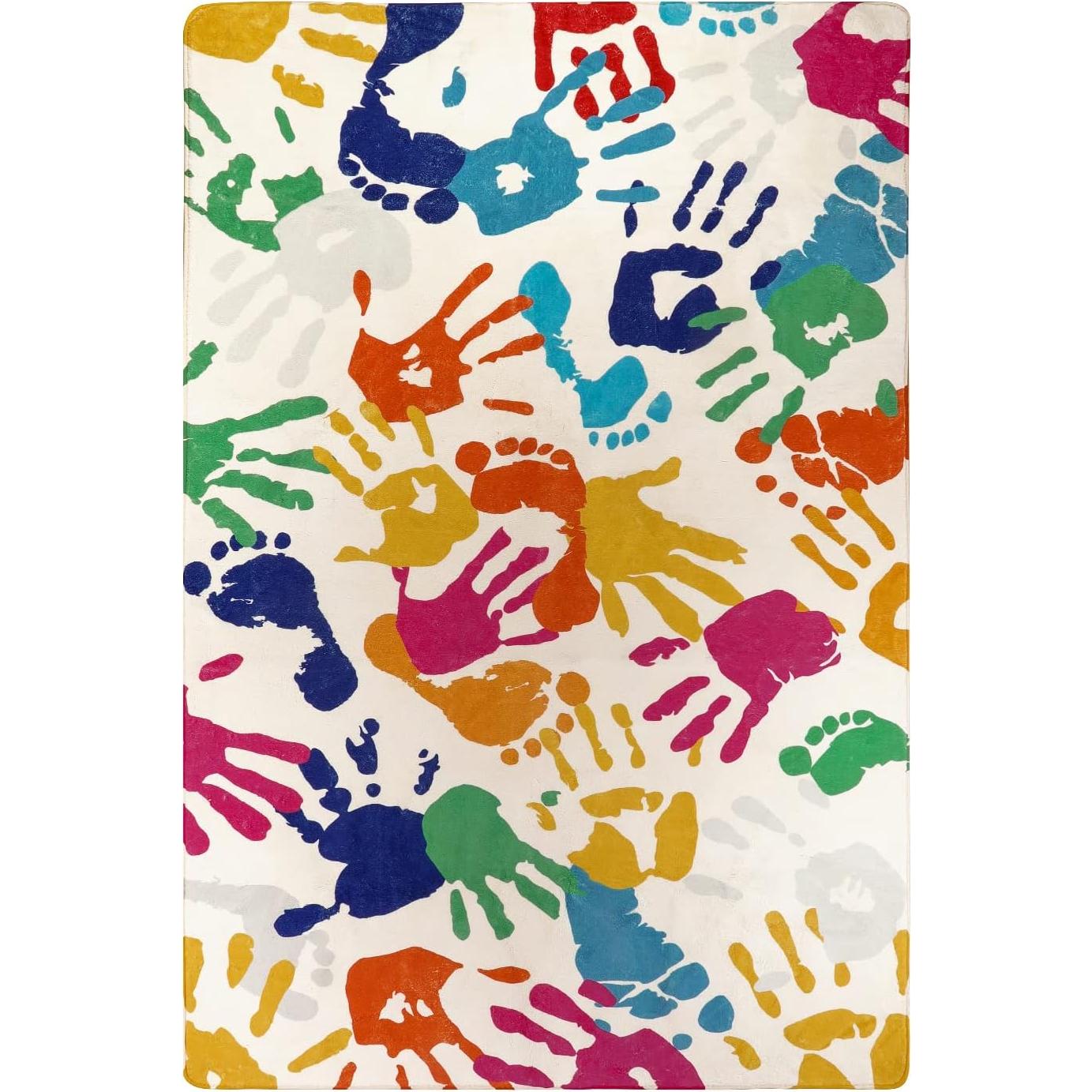 Alfombra de Juego STARUIA 120x180 cm Antideslizante Colorida