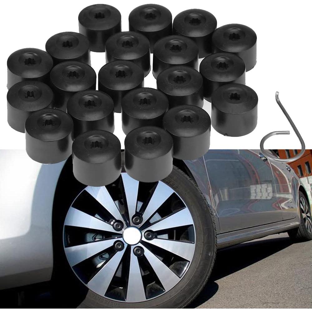 Juego de 20 Cubiertas de Tuerca de Rueda Saihisday con Herramienta