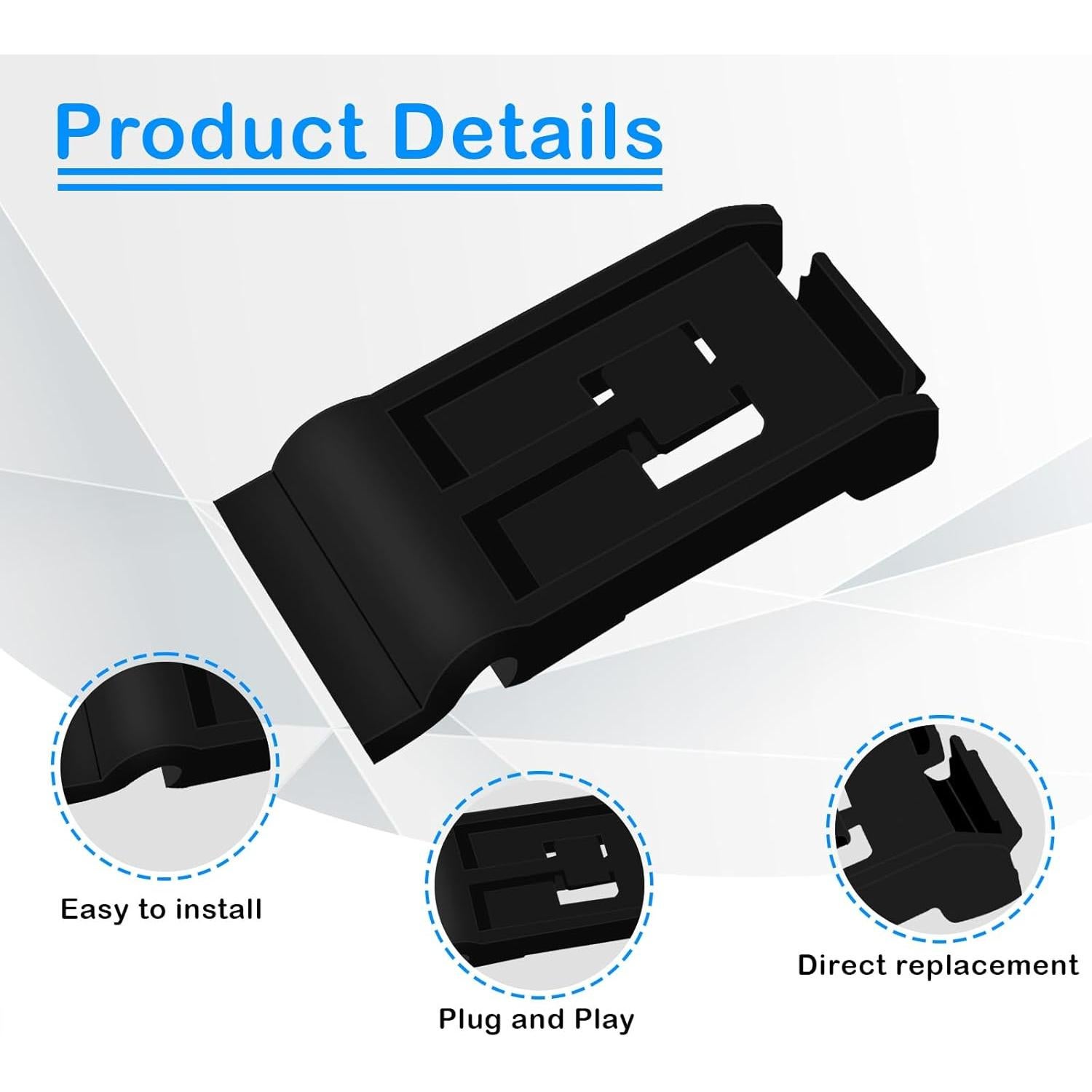 Clip de resorte de puerta de combustible NIULPFZTK 77358-30060