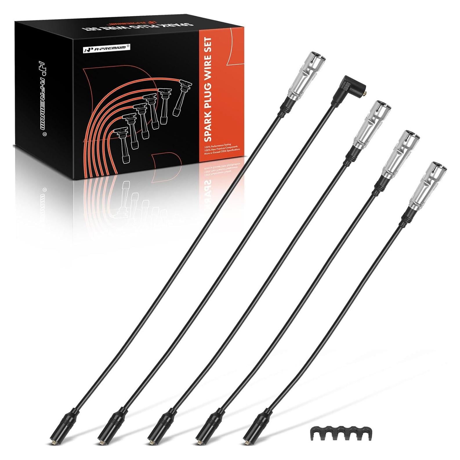 Cables de Bujía de Encendido A-Premium 7mm para Audi y VW