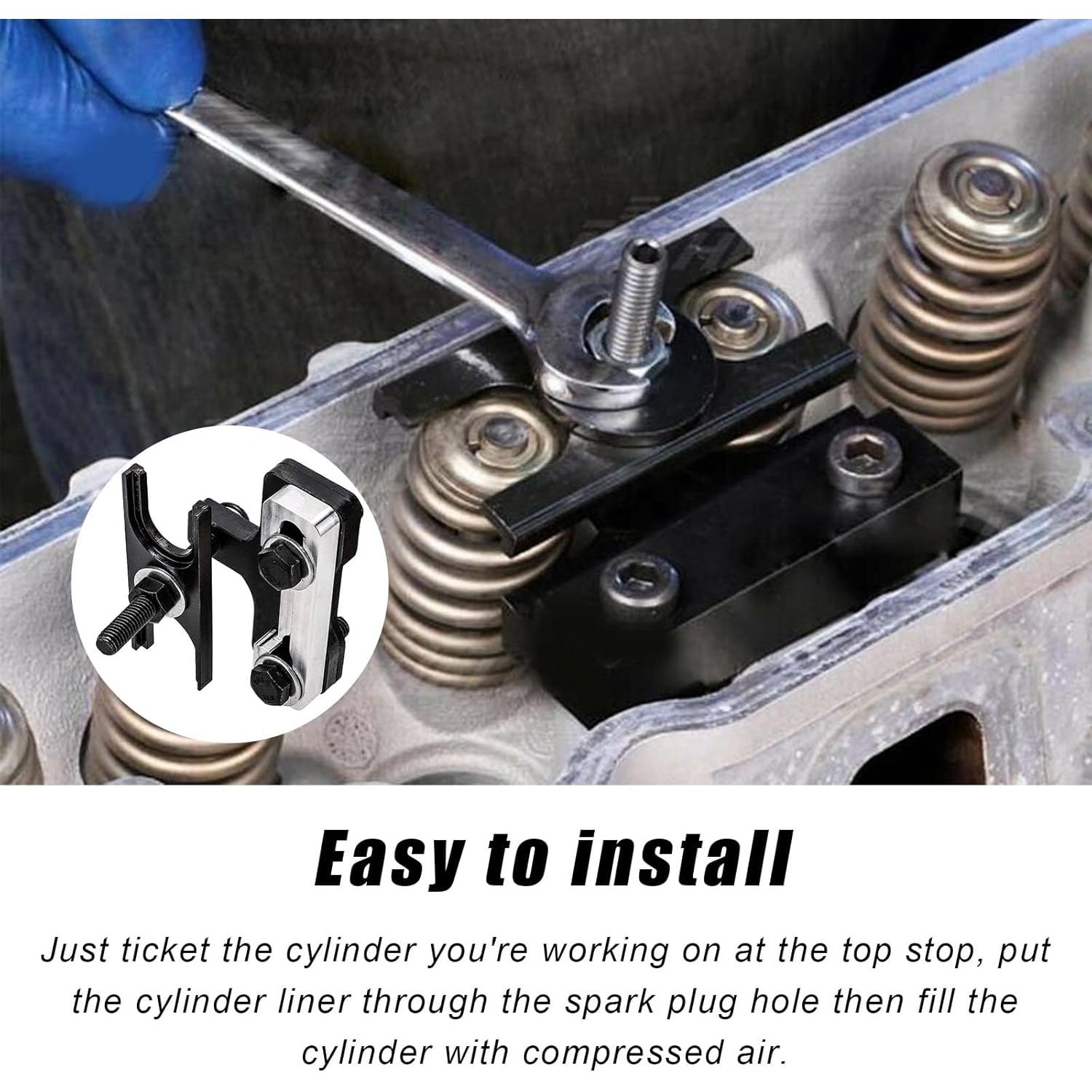 Compresora de Resortes de Válvula Dickno 1 Kit Accesorios