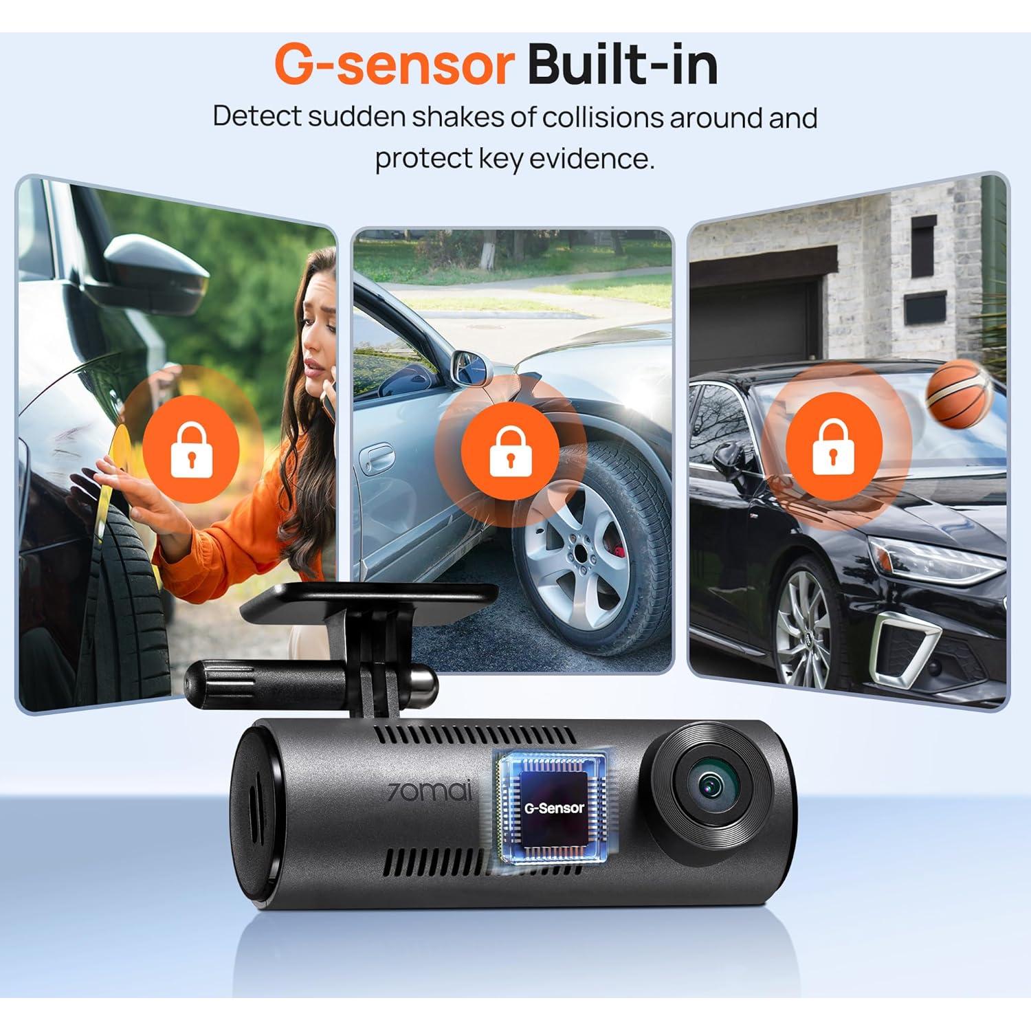 Cámara Dash 70mai M310 1296P QHD con WiFi y WDR