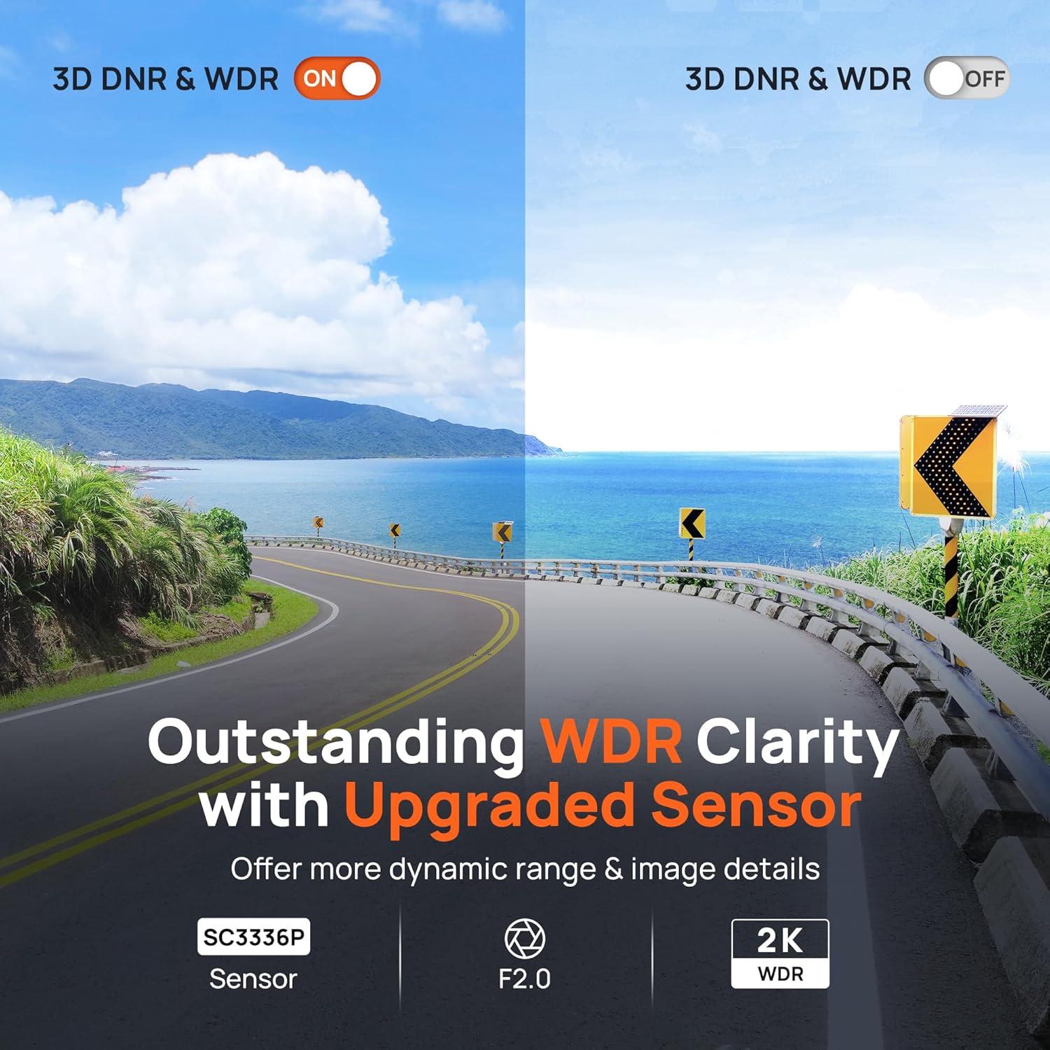 Cámara Dash 70mai M310 1296P QHD con WiFi y WDR