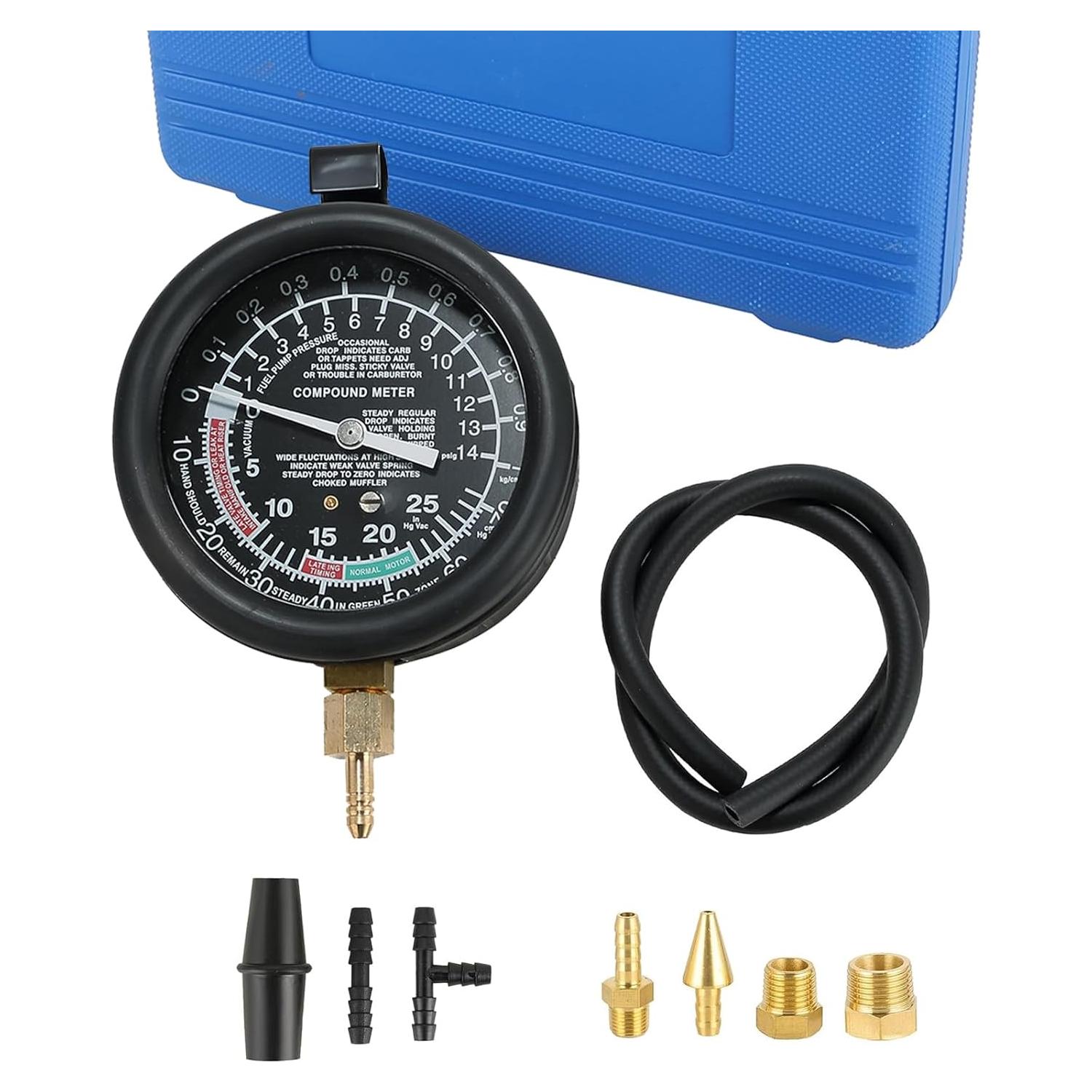 Kit Medidor de Vacío y Bomba de Combustible DASBET 10 PSI