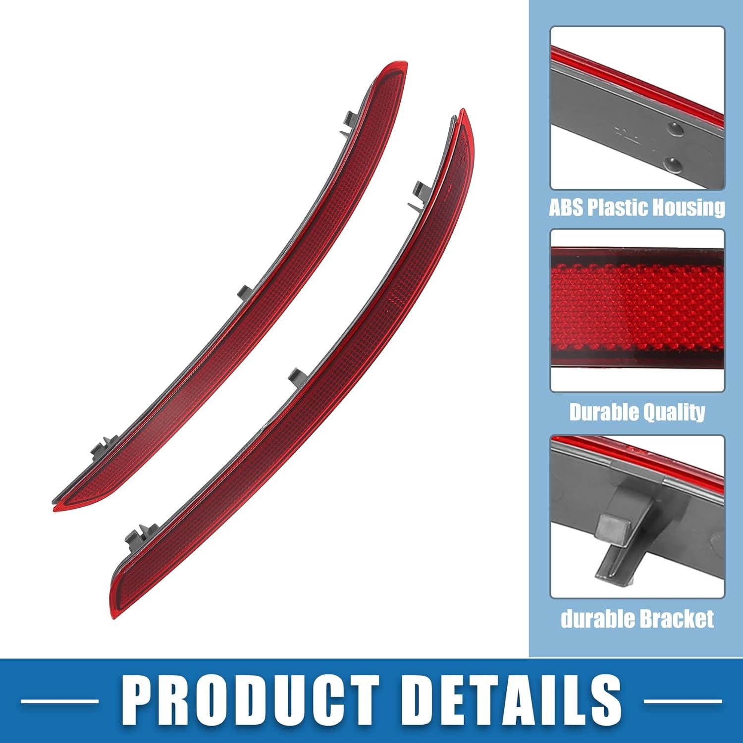 Luz Reflectora Parachoques Trasero A ABSOPRO Rojo Gris