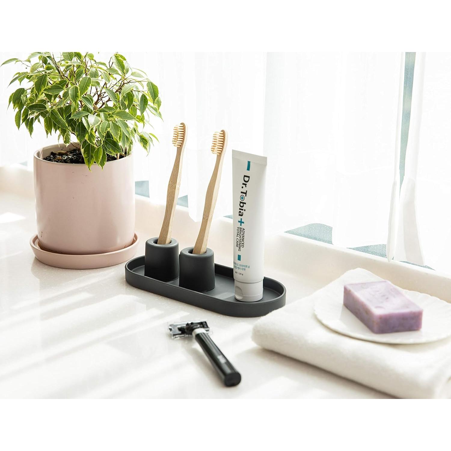 Bandeja Organizadora de Silicona Lazy K Gris 21.8x9.4cm