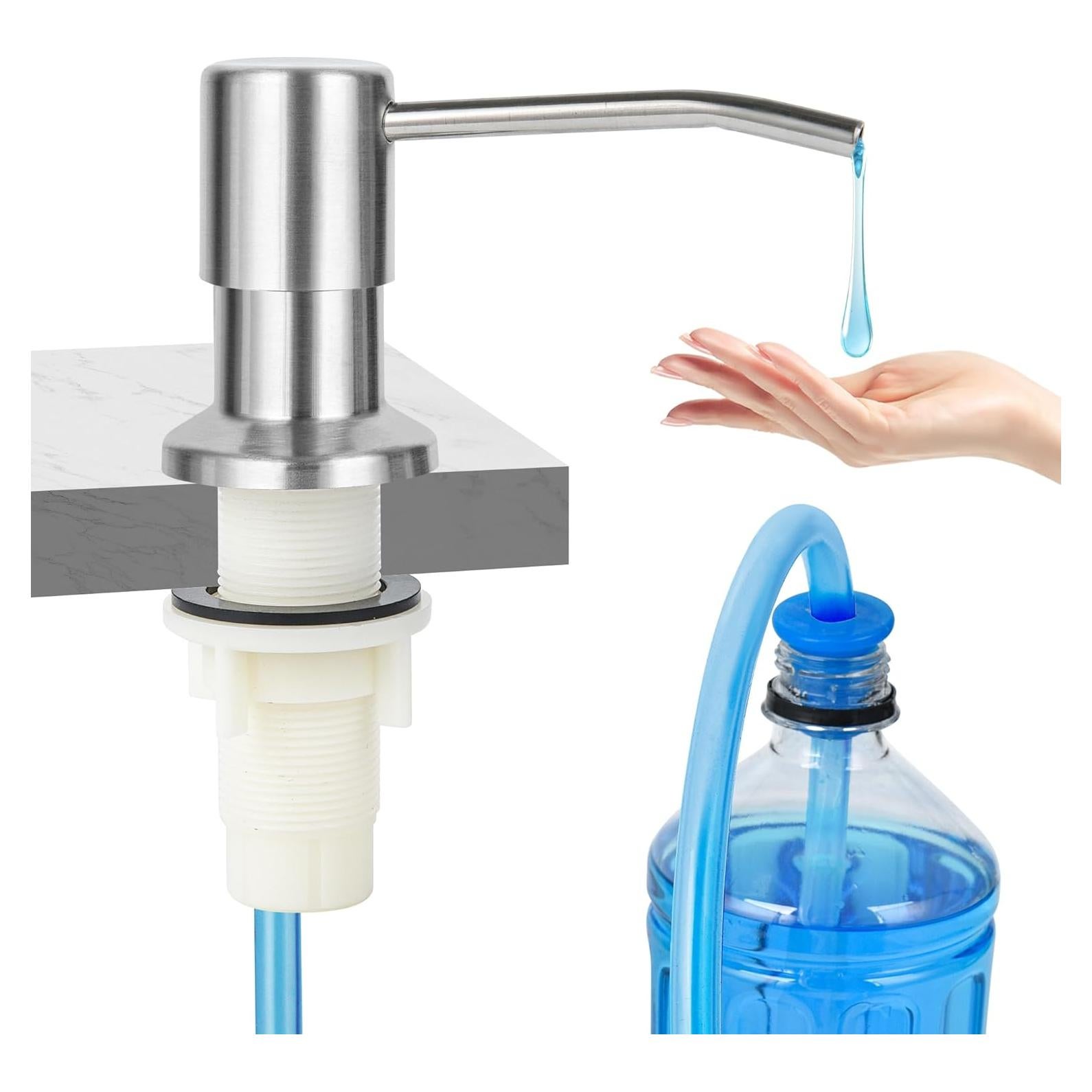 Dispensador de Jabón de Acero Inoxidable YOFOCOO 500ml