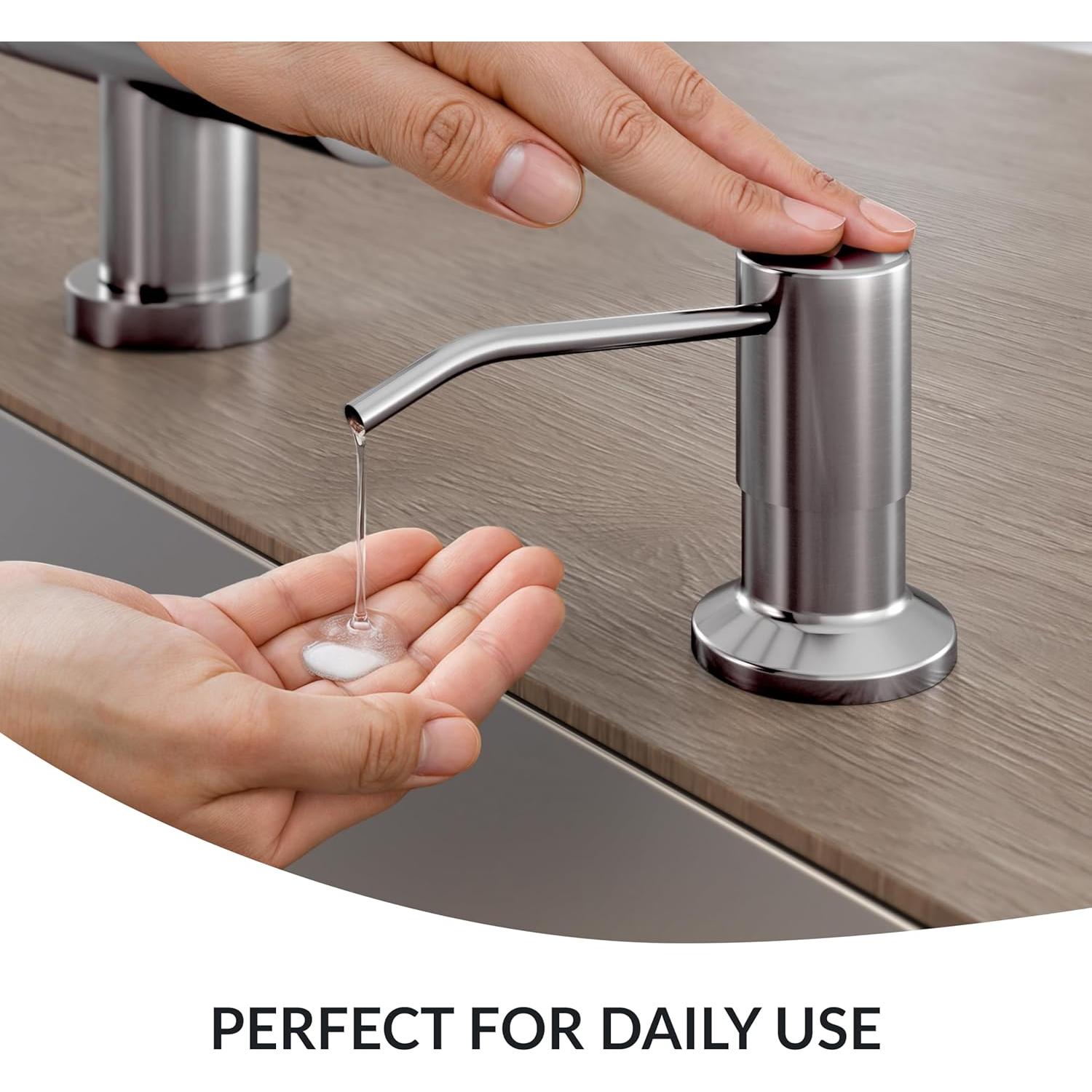 Dispensador de Jabón de Acero Inoxidable YOFOCOO 500ml