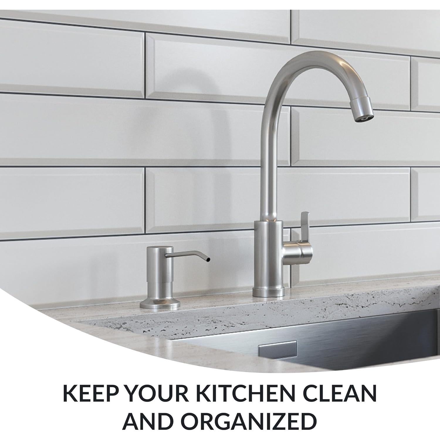 Dispensador de Jabón de Acero Inoxidable YOFOCOO 500ml