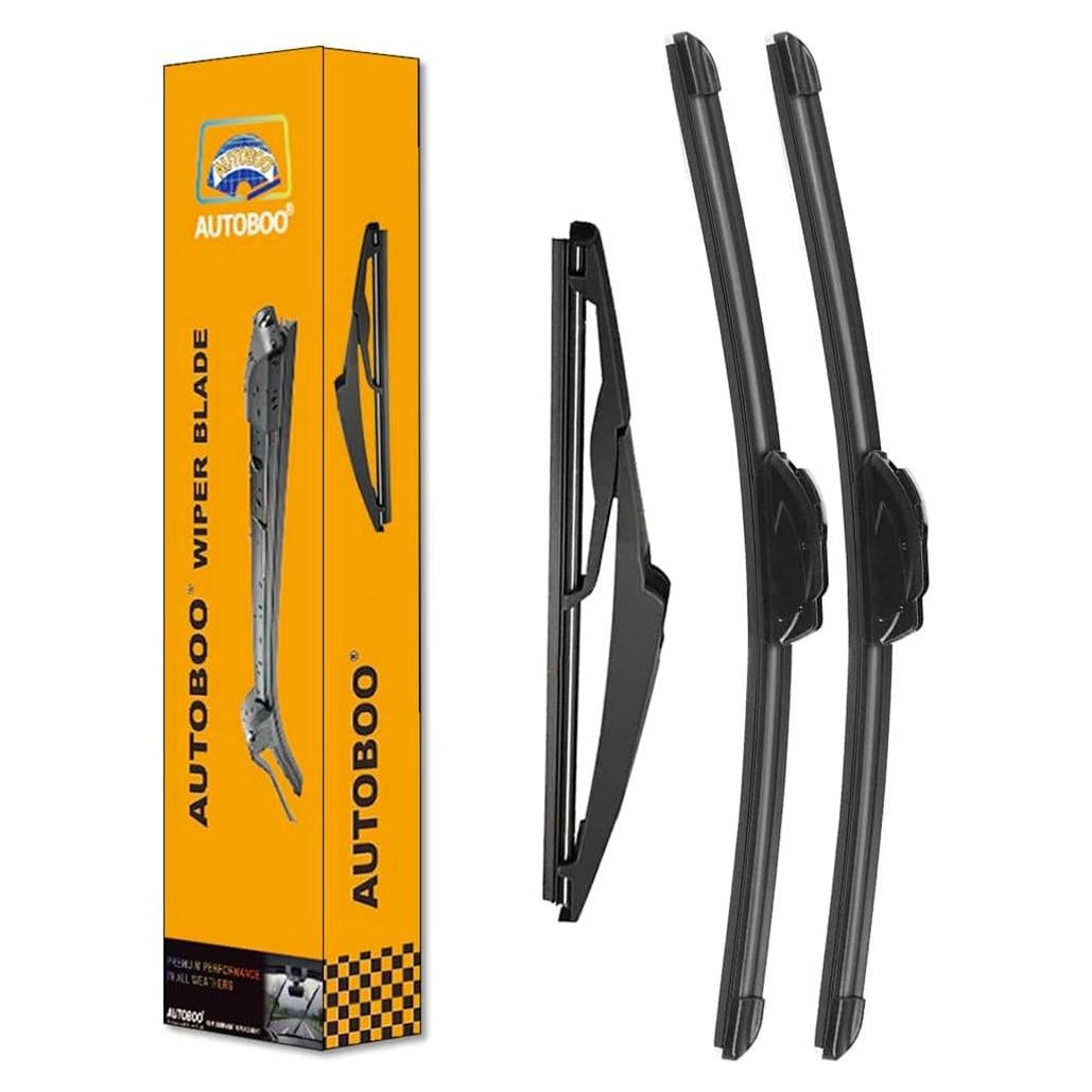Limpiaparabrisas AUTOBOO 26"+16" + 12" para Toyota RAV4 y Mazda 5