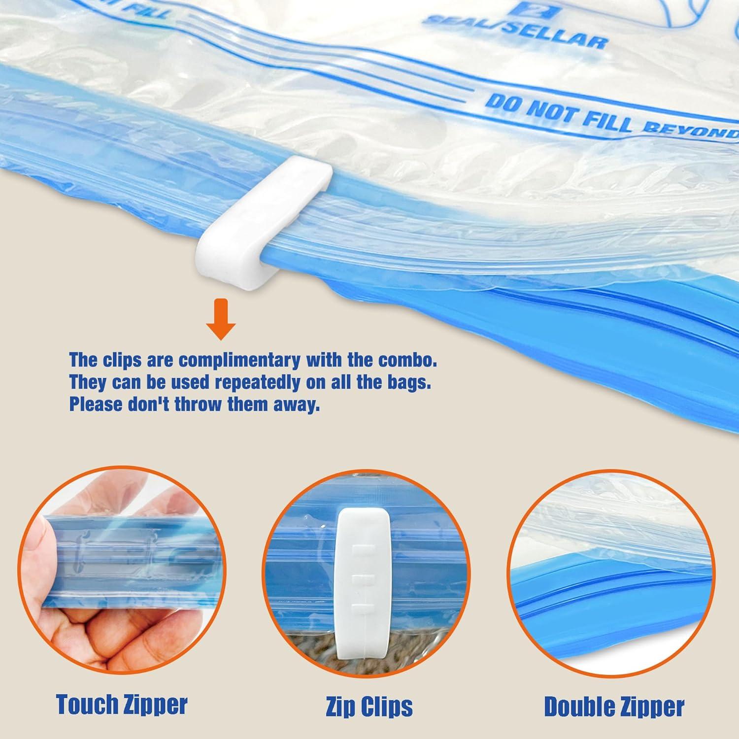 6 Bolsas de Compresión HIBAG para Viaje y Almacenamiento