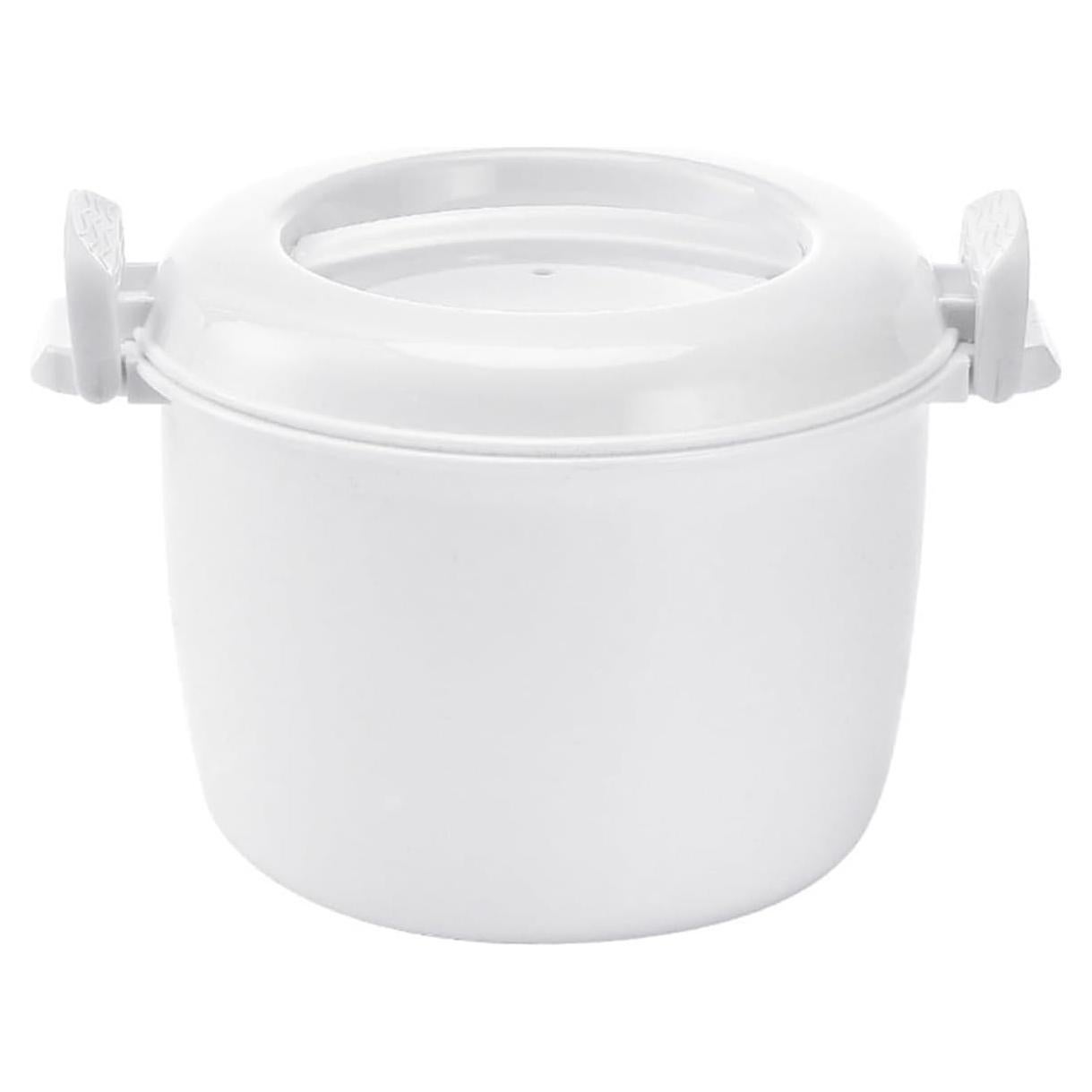 Olla de Arroz para Microondas DOITOOL 2L Azul con Tapa de Bloqueo