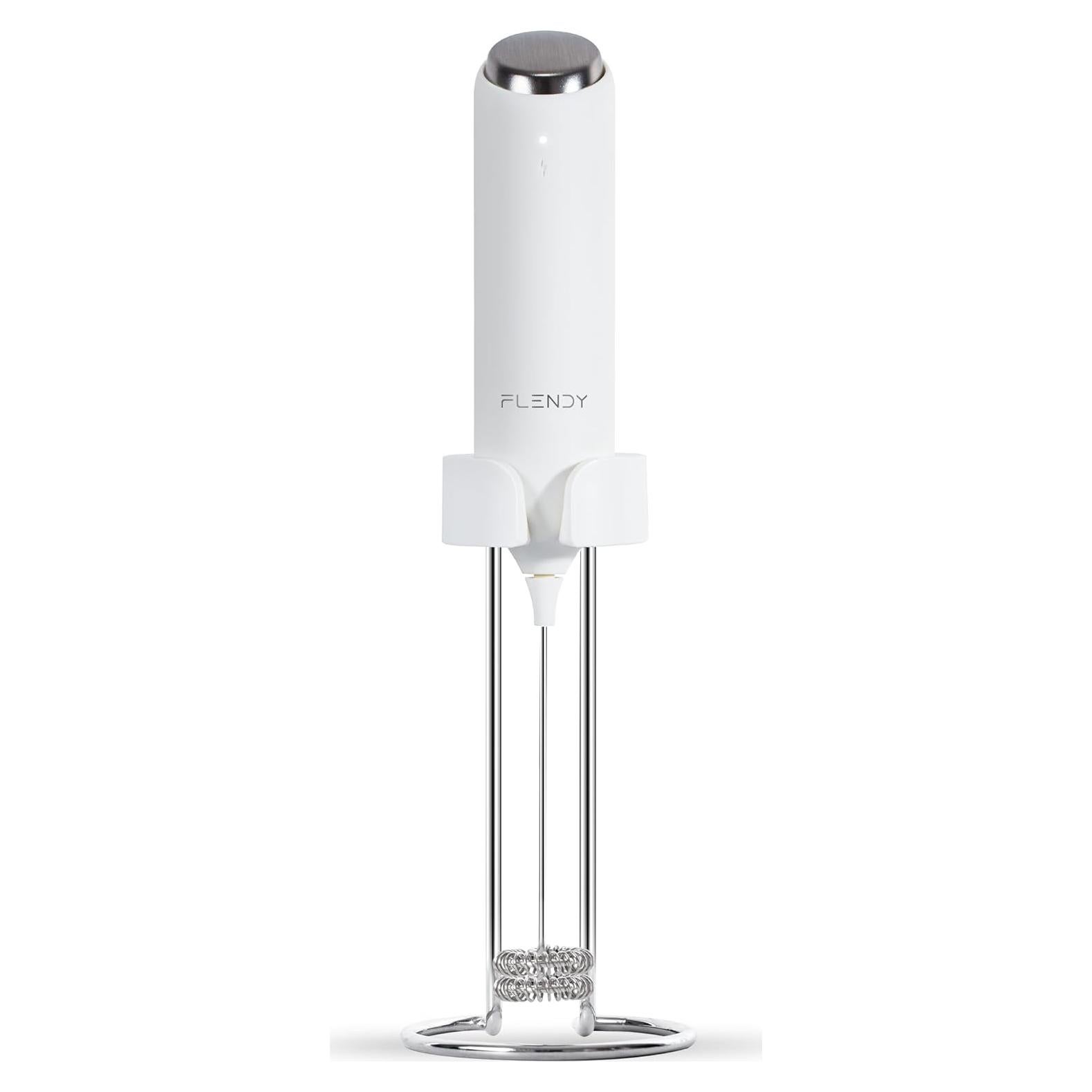 Espumador de Leche Recargable Flendy con Soporte USB-C