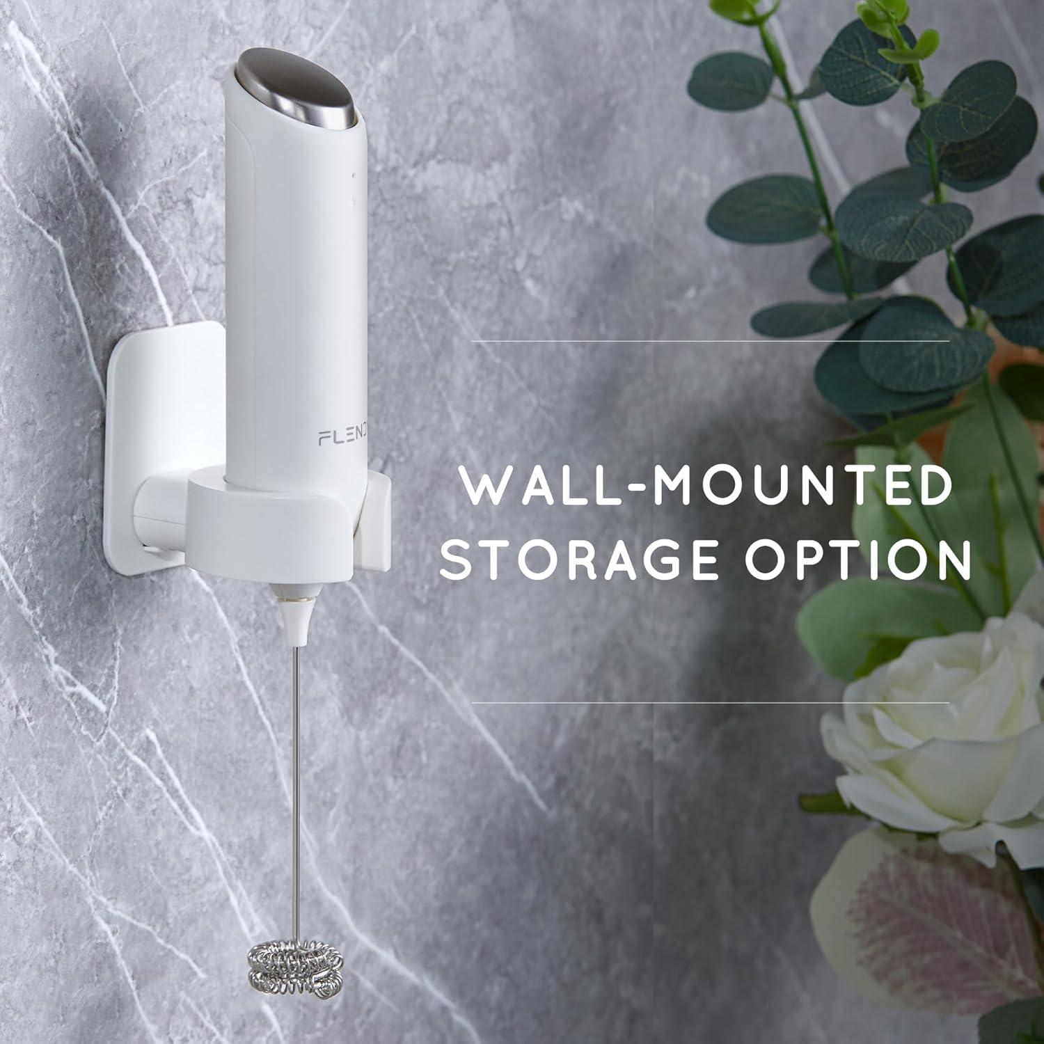 Espumador de Leche Recargable Flendy con Soporte USB-C