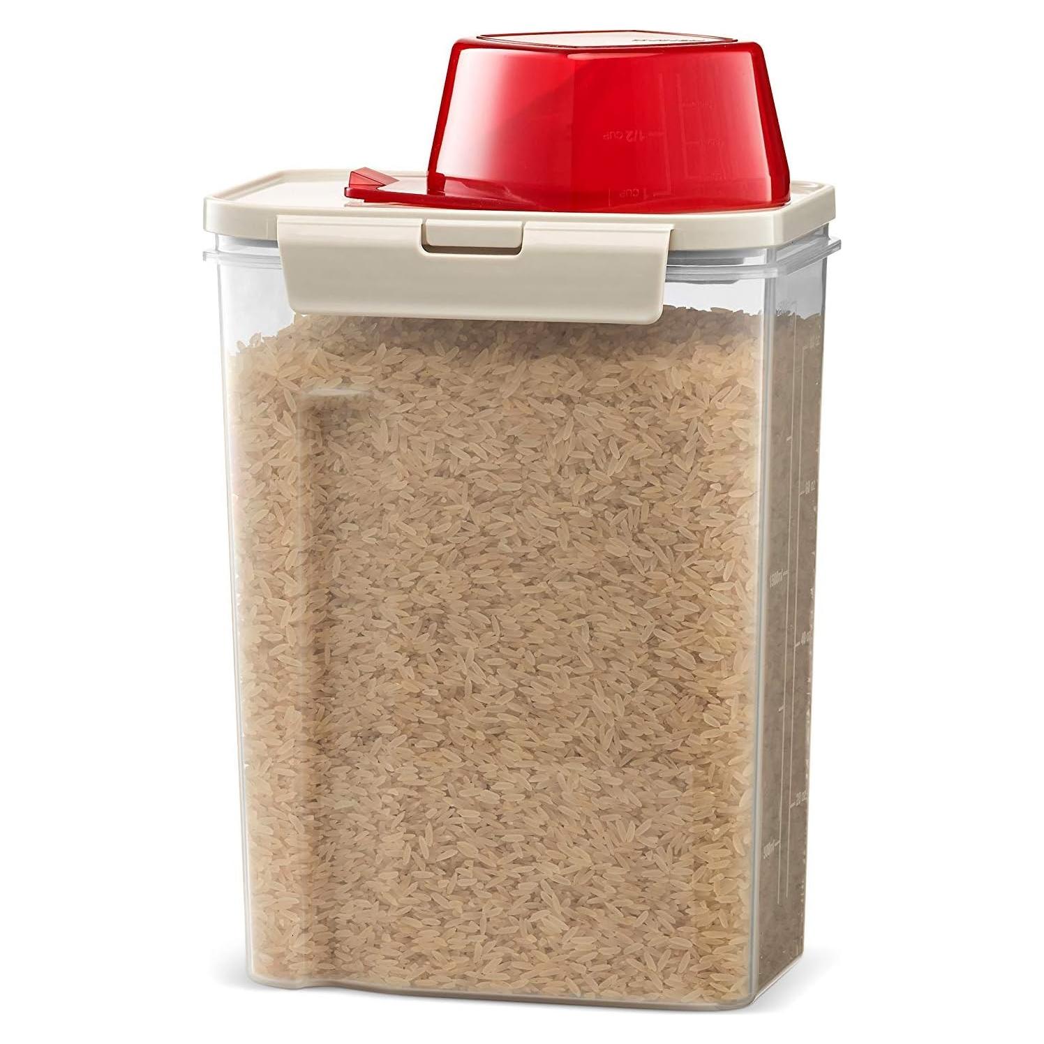 Contenedor de Almacenamiento de Arroz Komax - Juego de 2 - 2.8L