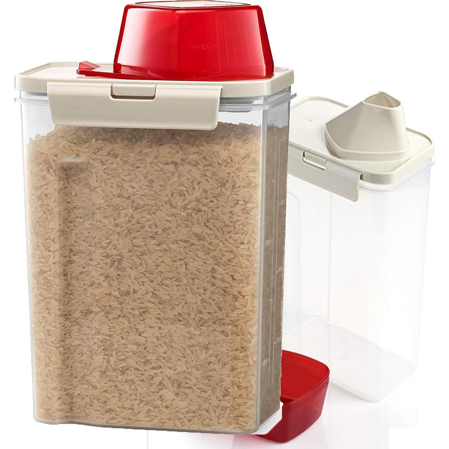 Contenedor de Almacenamiento de Arroz Komax - Juego de 2 - 2.8L