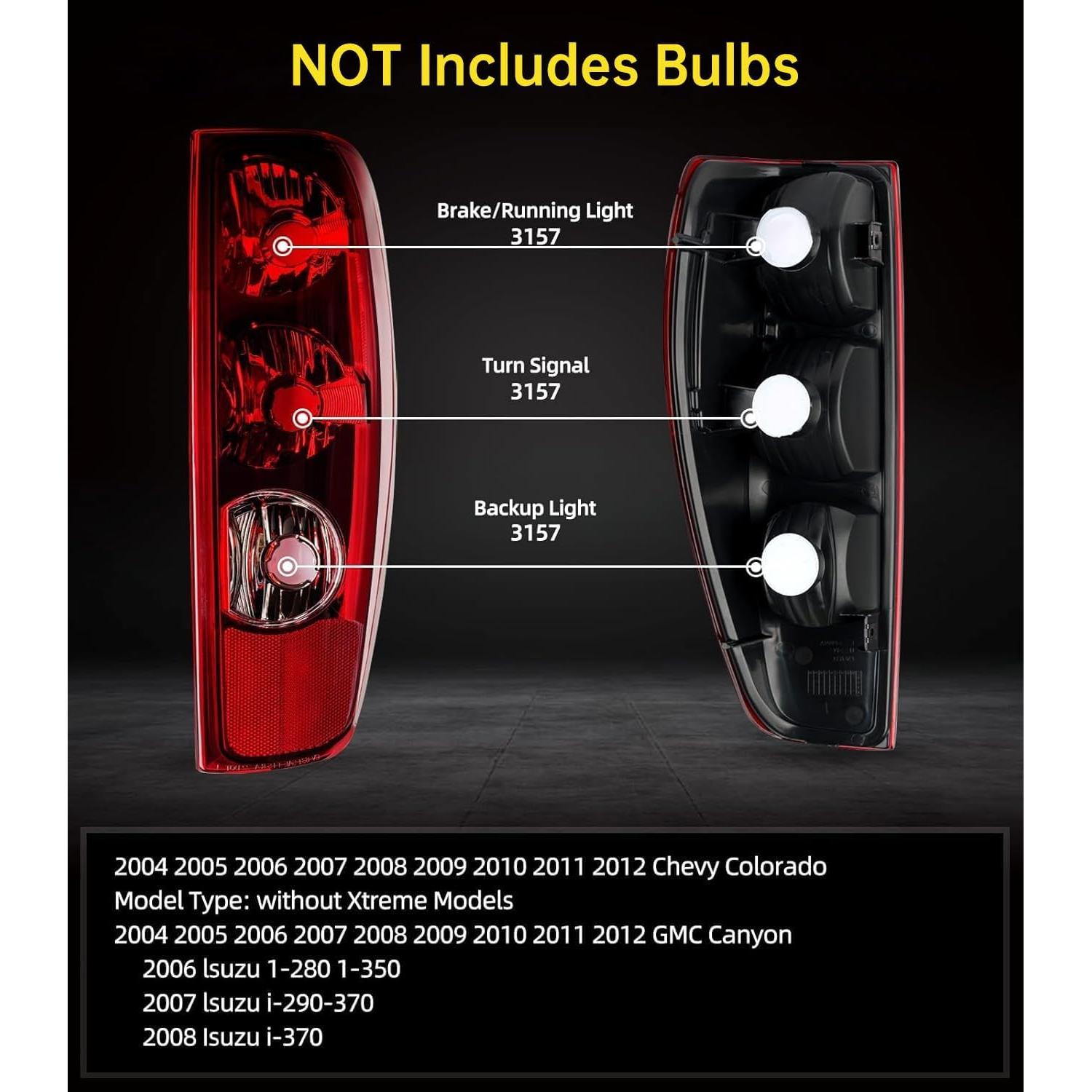 Luz de freno trasera OKLPF para Chevy Colorado y GMC Canyon